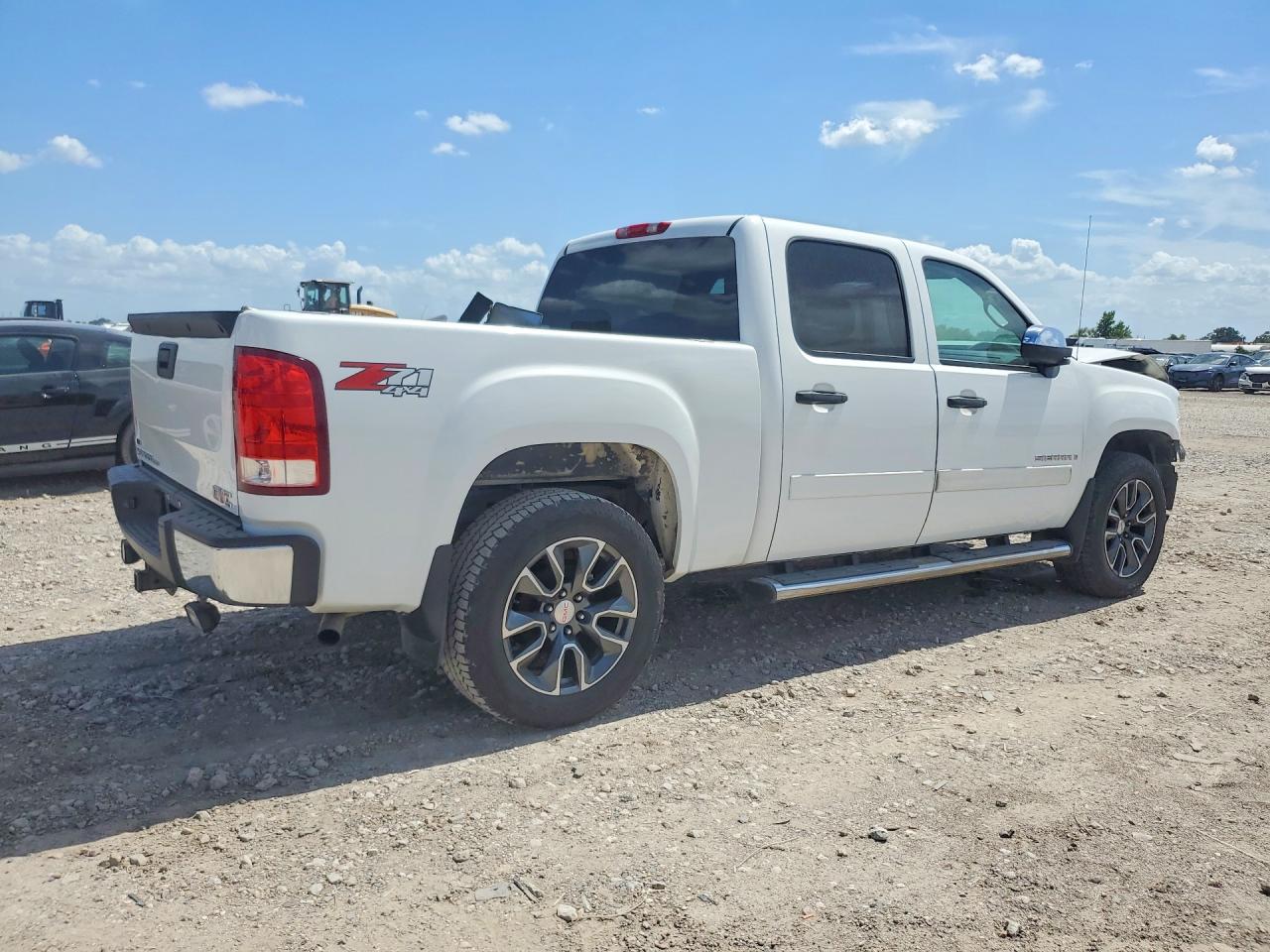 2008 Gmc Sierra K1500 White vin: 3GTEK13388G212874