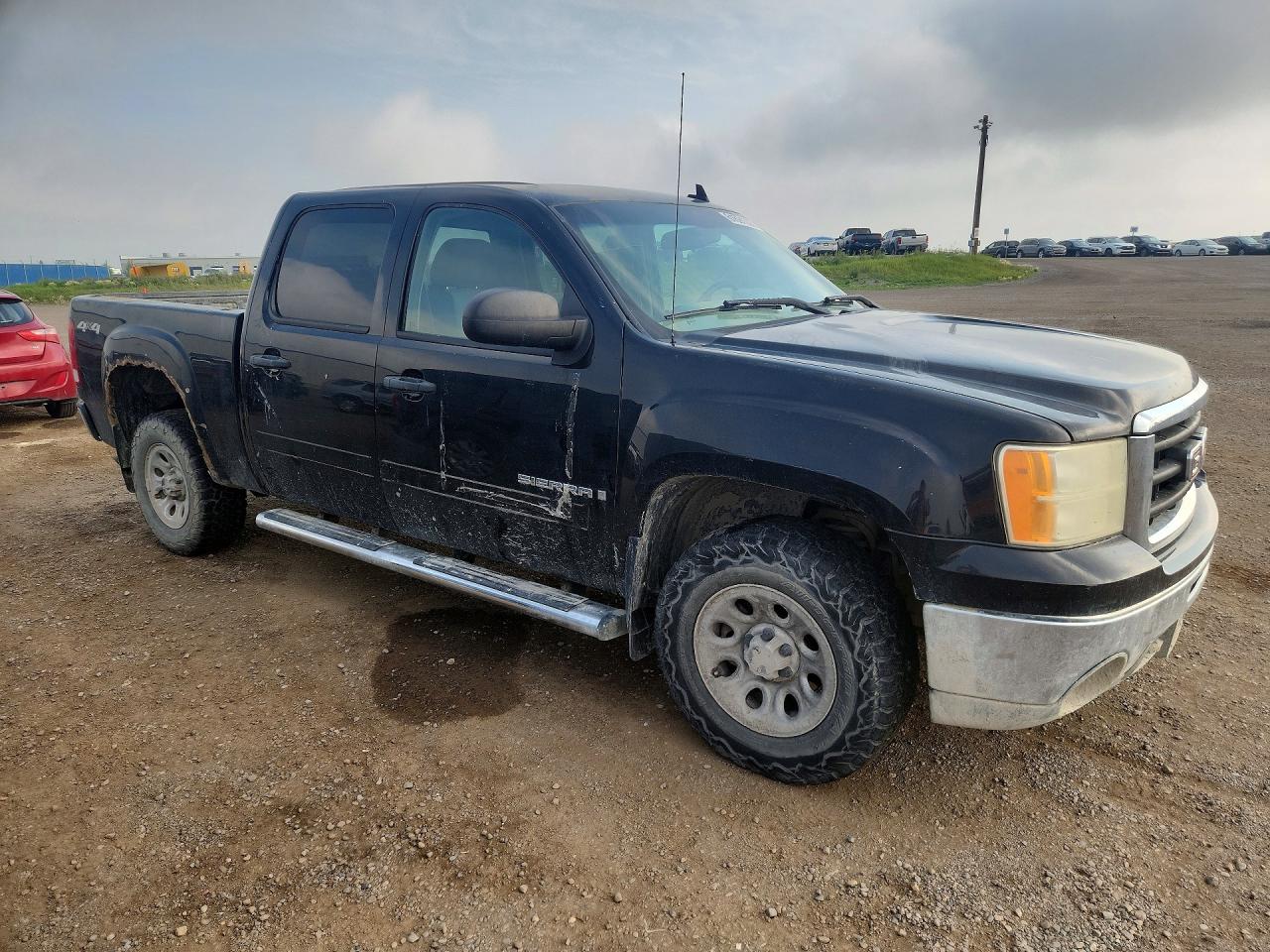 2009 Gmc Sierra K1500 Черный vin: 3GTEK13C49G248613