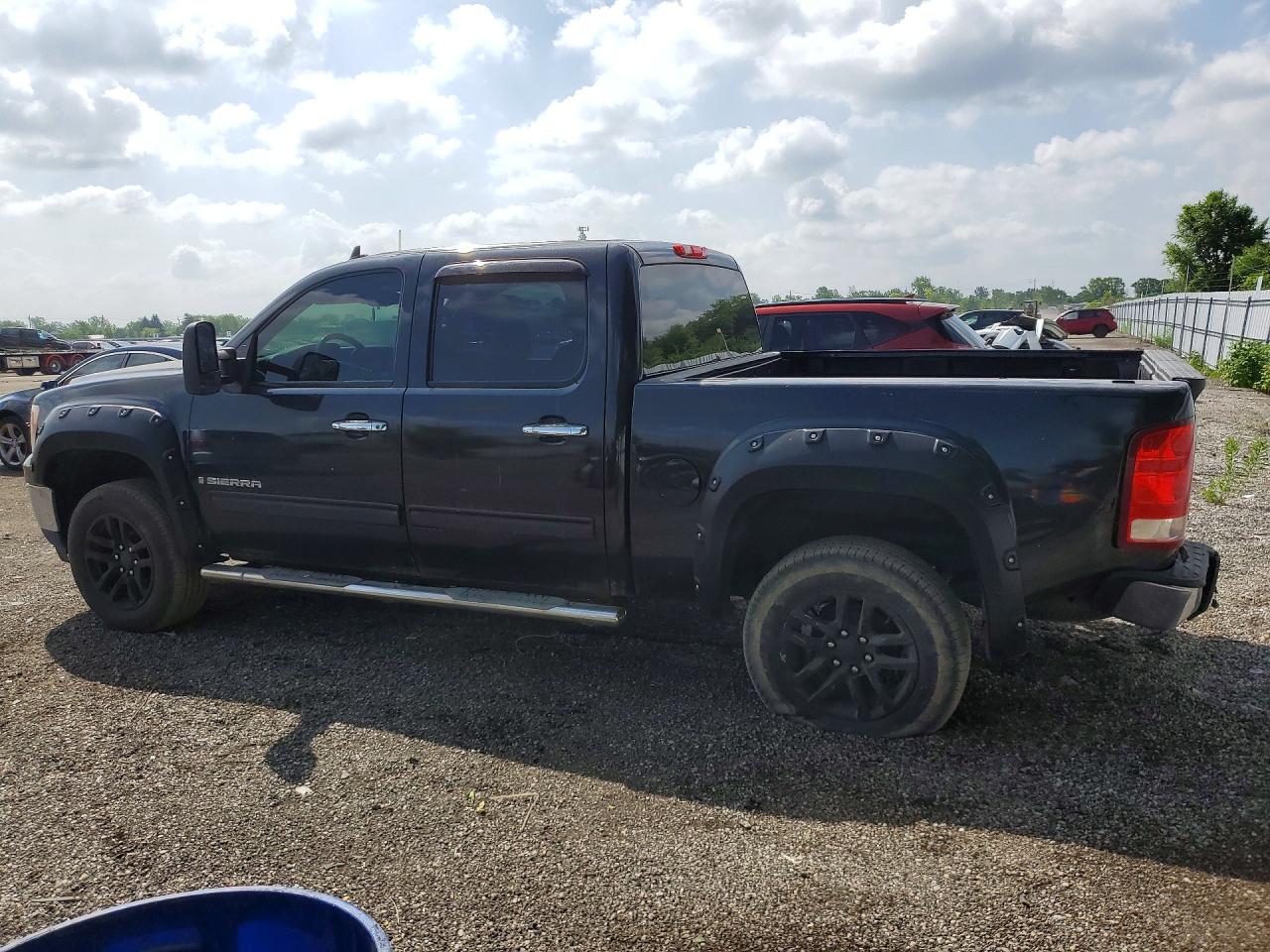 2009 Gmc Sierra K1500 Black vin: 3GTEK13C79G241946