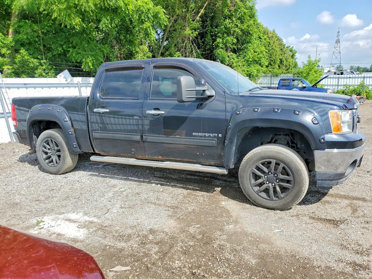 2009 Gmc Sierra K1500 Black vin: 3GTEK13C79G241946