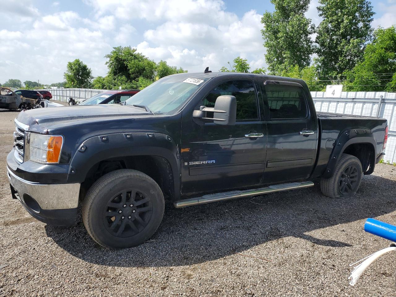 2009 Gmc Sierra K1500 Black vin: 3GTEK13C79G241946