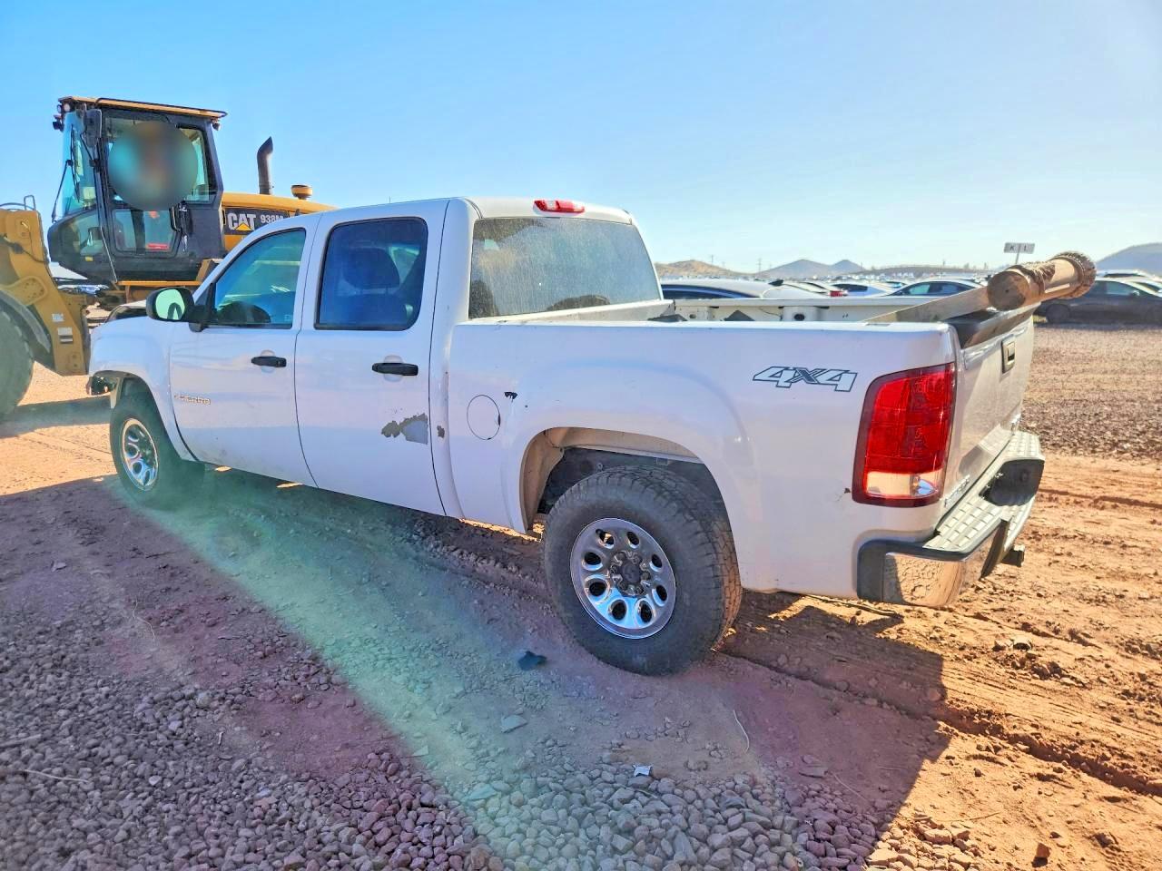 2009 Gmc Sierra K1500 Белый vin: 3GTEK13CX9G127858