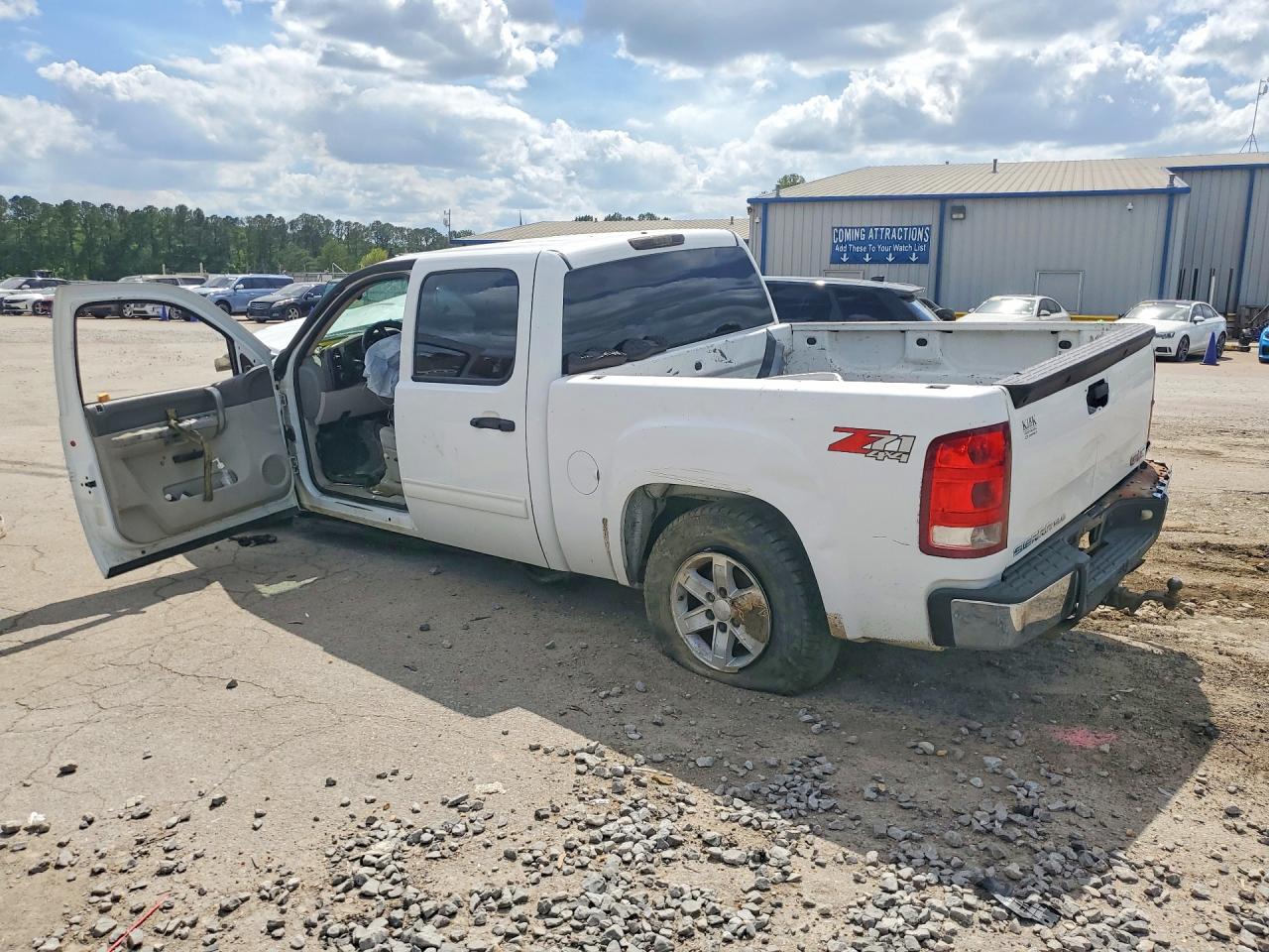 2008 Gmc Sierra K1500 White vin: 3GTEK13J58G283402