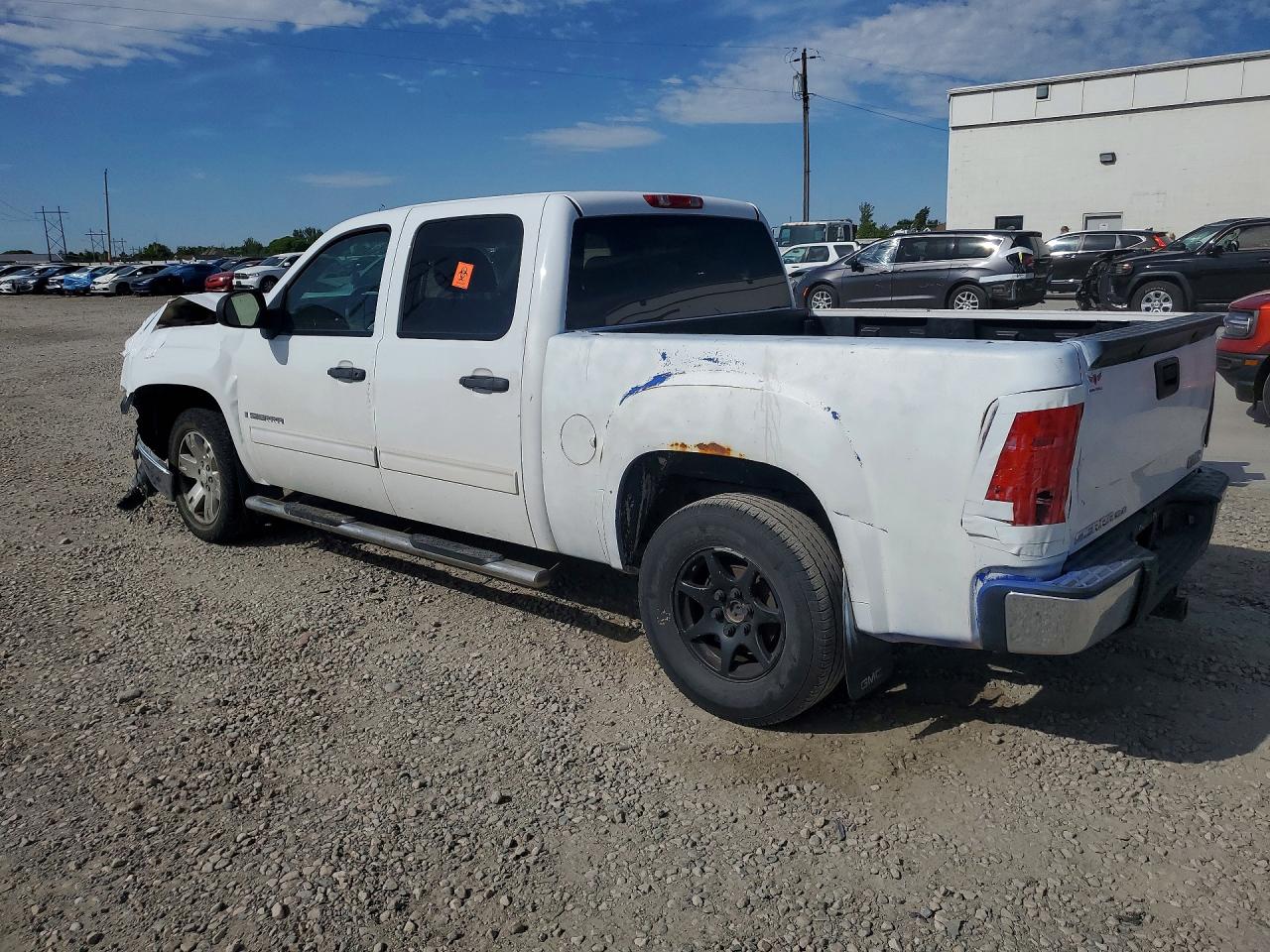 2008 Gmc Sierra K1500 White vin: 3GTEK13J78G256850