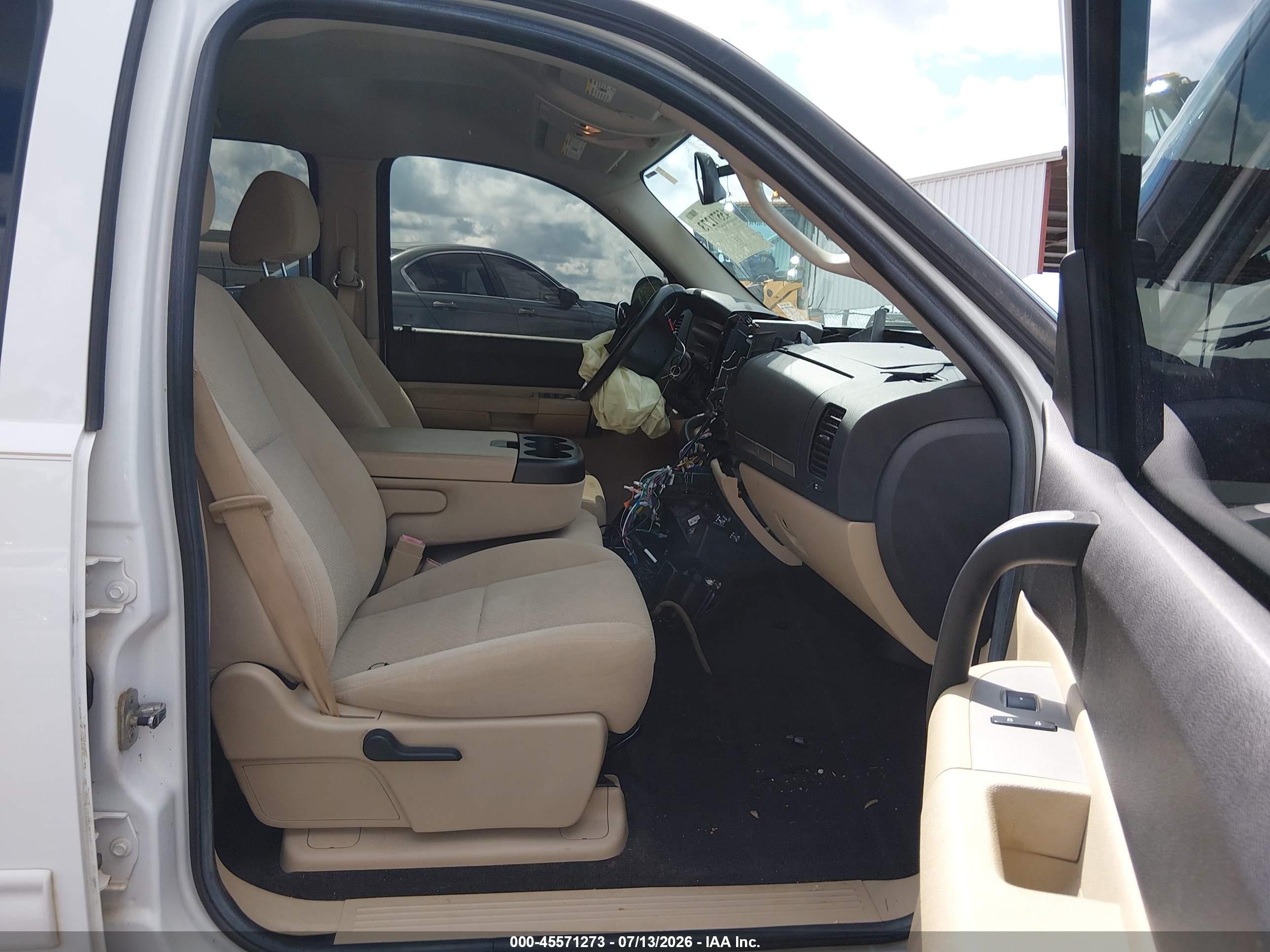 2008 Gmc Sierra 1500 Sle1 Белый vin: 3GTEK13M18G111832