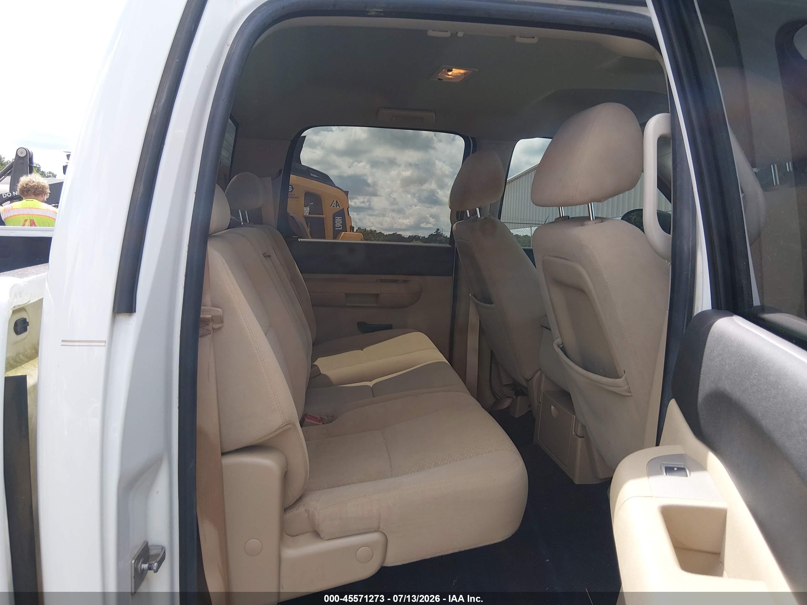 2008 Gmc Sierra 1500 Sle1 Белый vin: 3GTEK13M18G111832