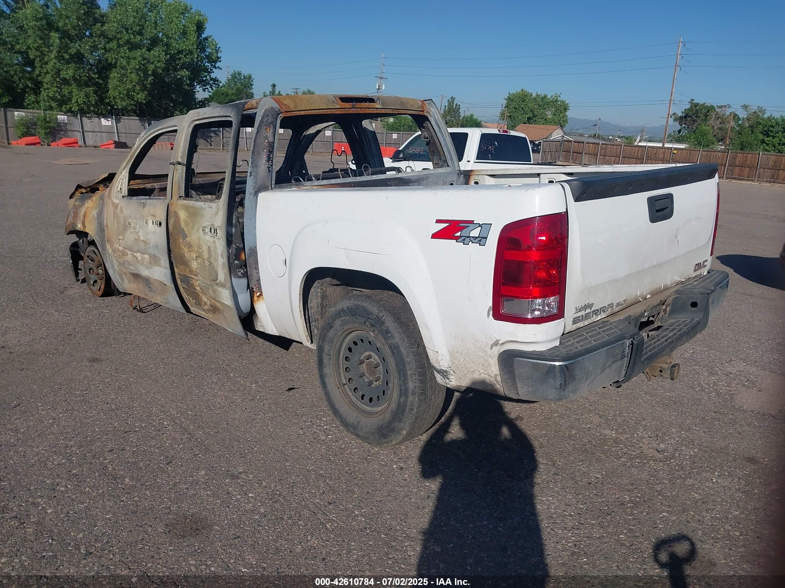 2007 Gmc Sierra 1500 Sle1 Белый vin: 3GTEK13M27G503569