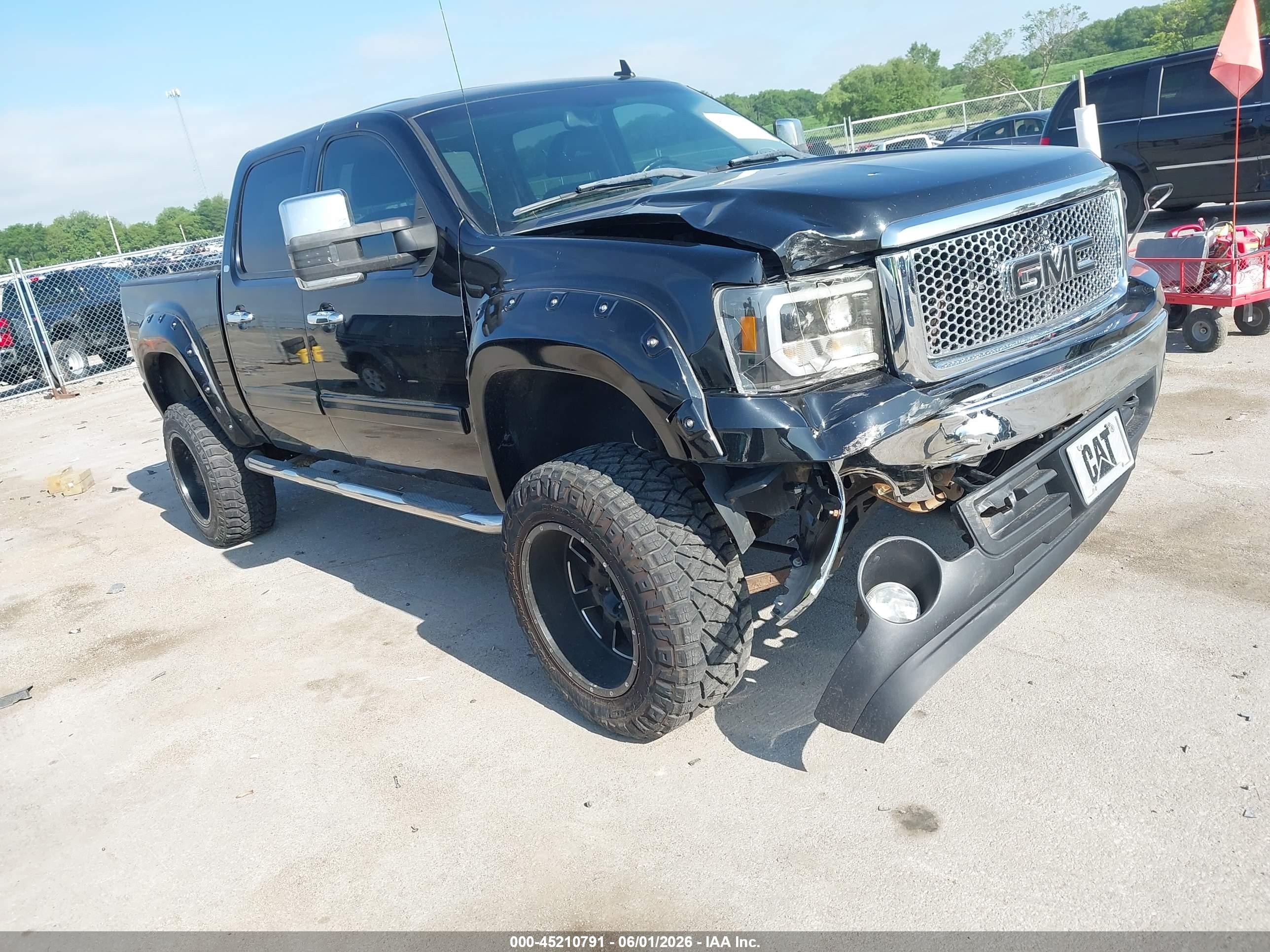 2007 Gmc Sierra 1500 Slt Black vin: 3GTEK13M37G519019