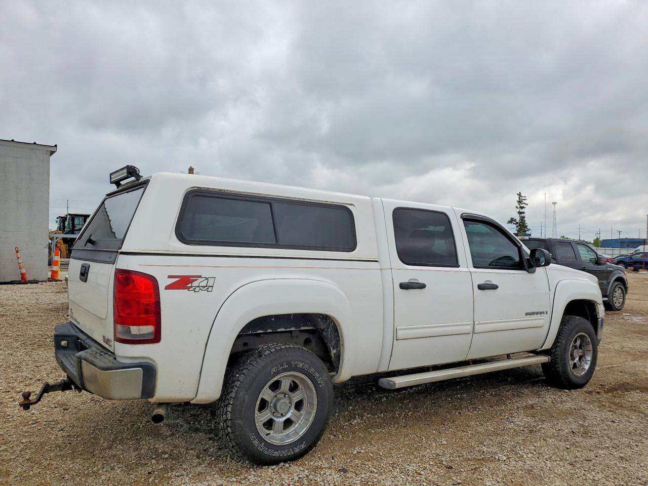 2008 Gmc Sierra K1500 White vin: 3GTEK13M48G128947