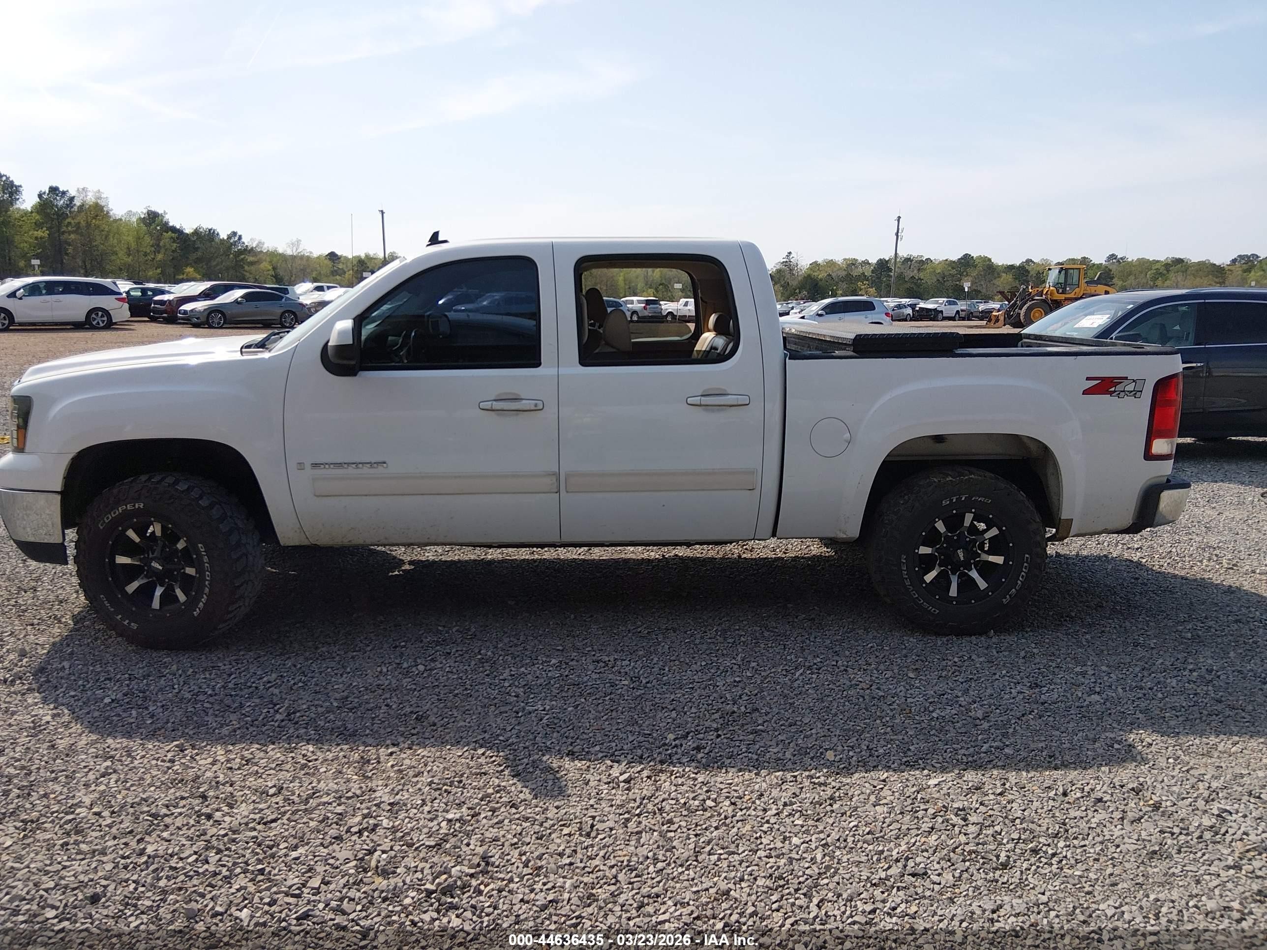 2008 Gmc Sierra 1500 Slt White vin: 3GTEK13M68G195789