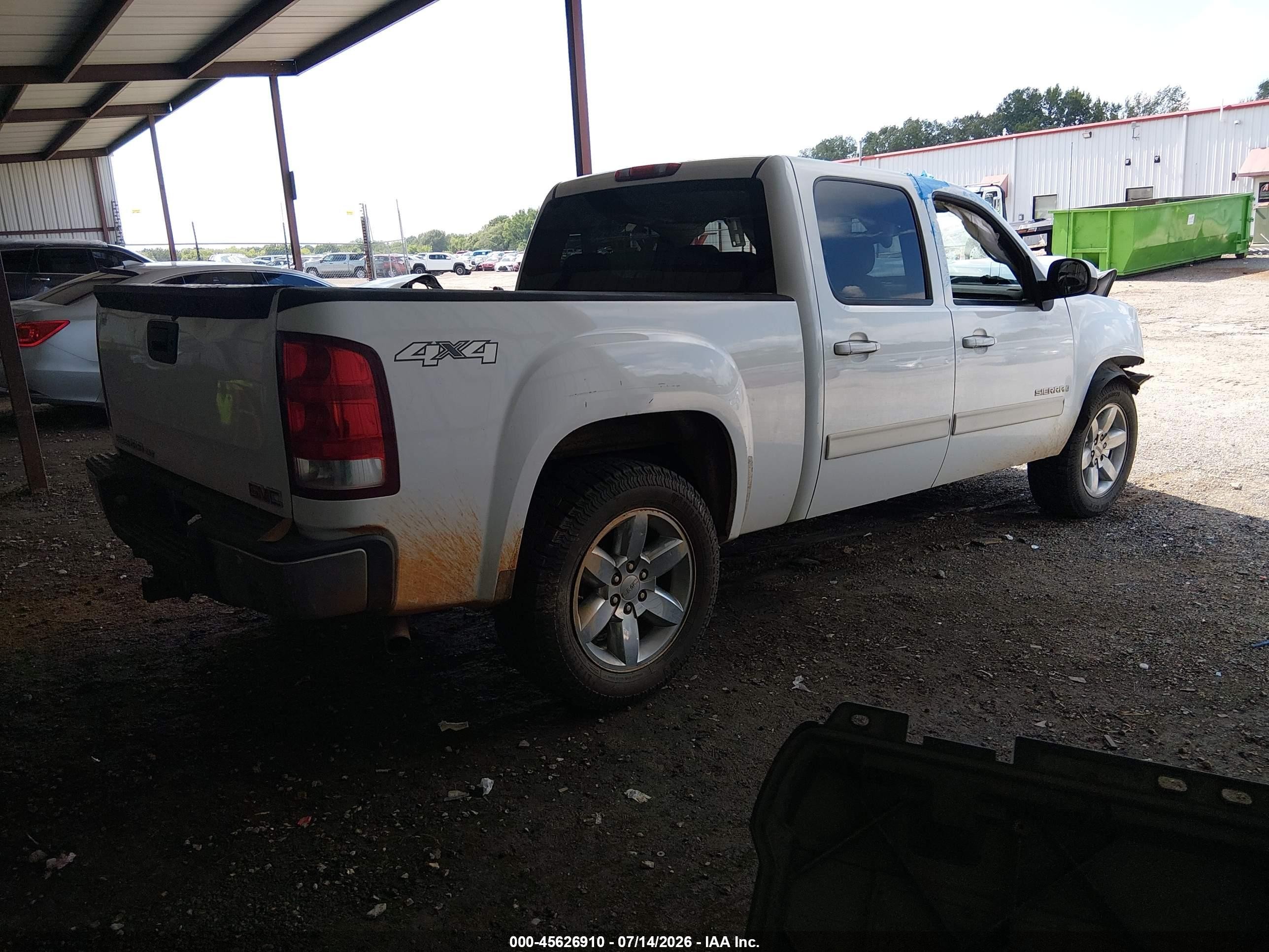 2007 Gmc Sierra 1500 Slt Белый vin: 3GTEK13M77G528385