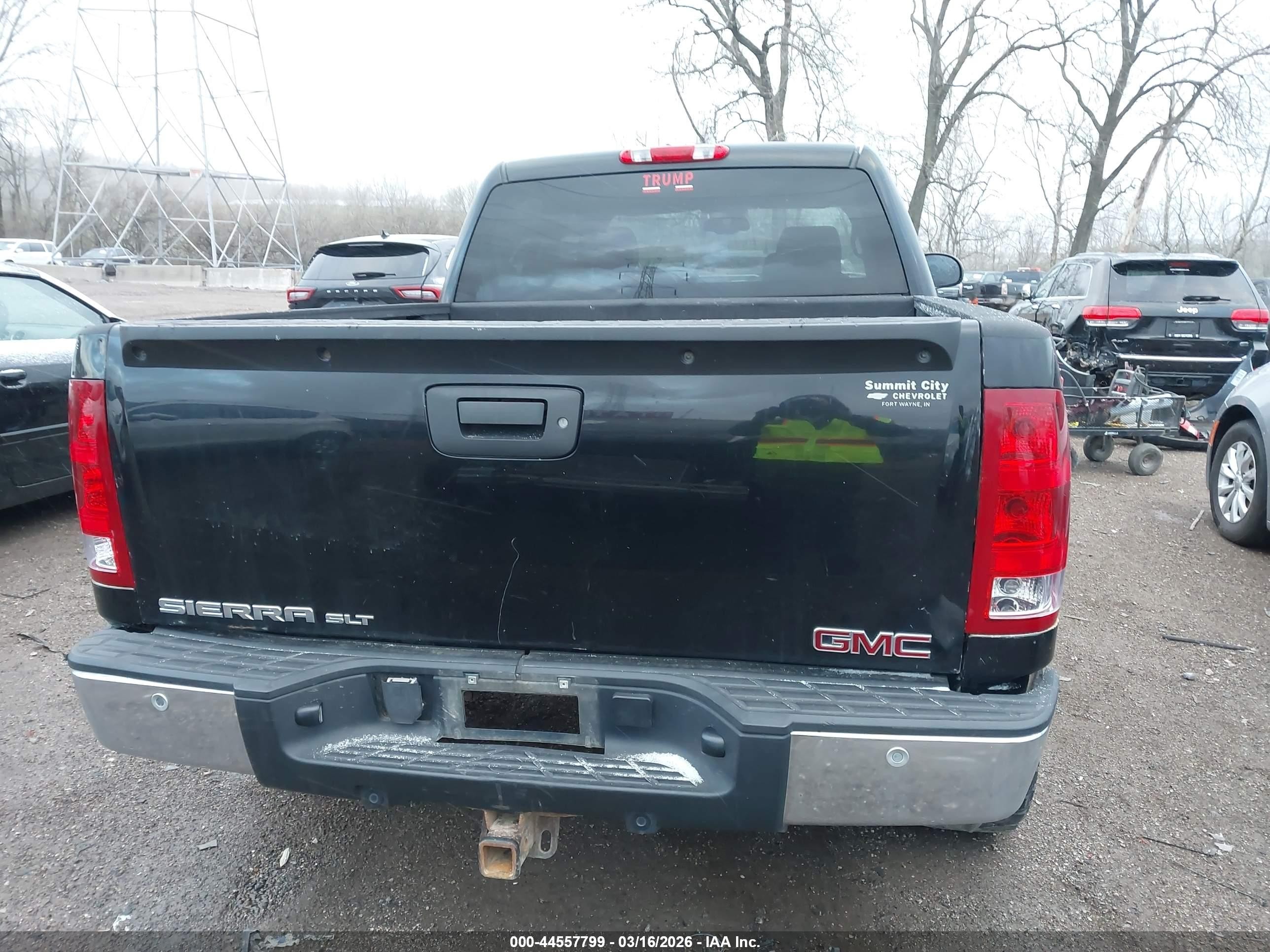 2007 Gmc Sierra 1500 Slt Black vin: 3GTEK13M87G553649