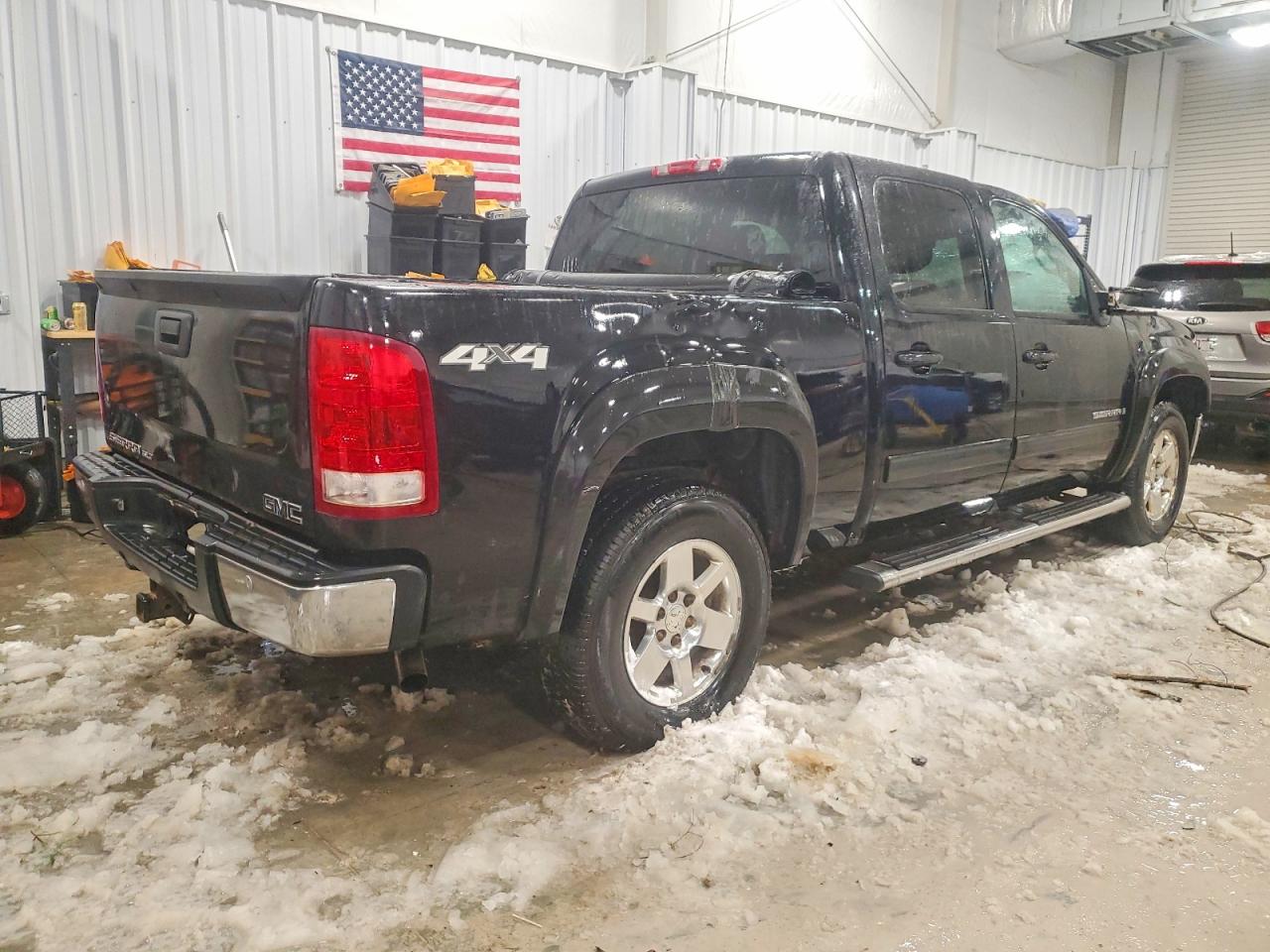2007 Gmc New Sierra K1500 Black vin: 3GTEK13M97G508963