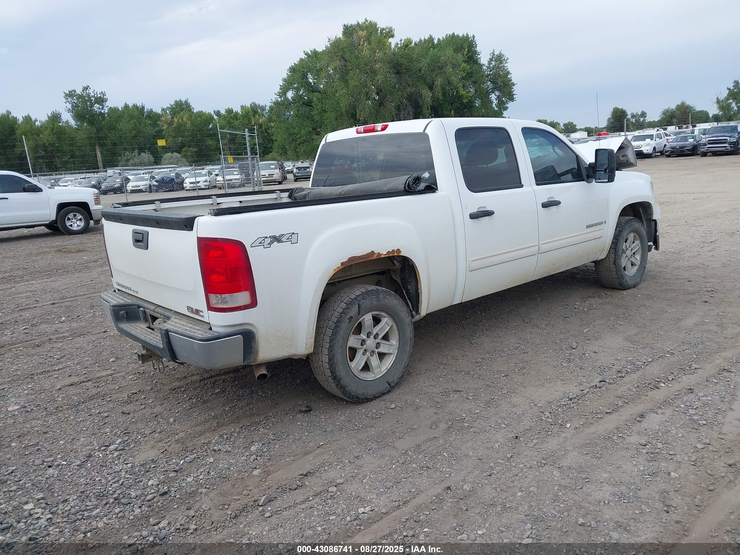 2007 Gmc Sierra 1500 Sle1 White vin: 3GTEK13MX7G547979