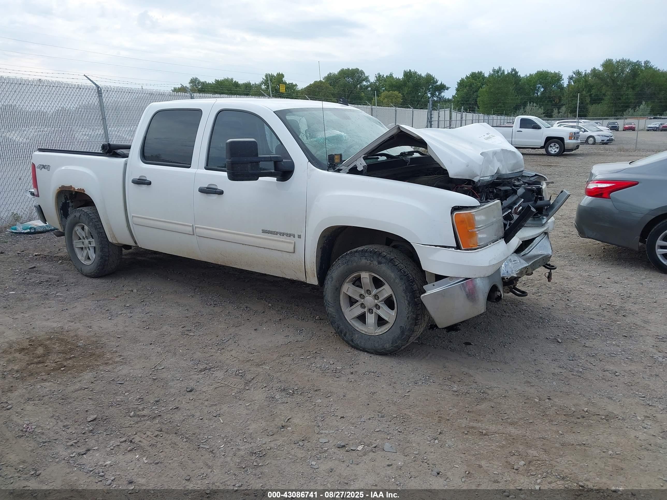 2007 Gmc Sierra 1500 Sle1 White vin: 3GTEK13MX7G547979