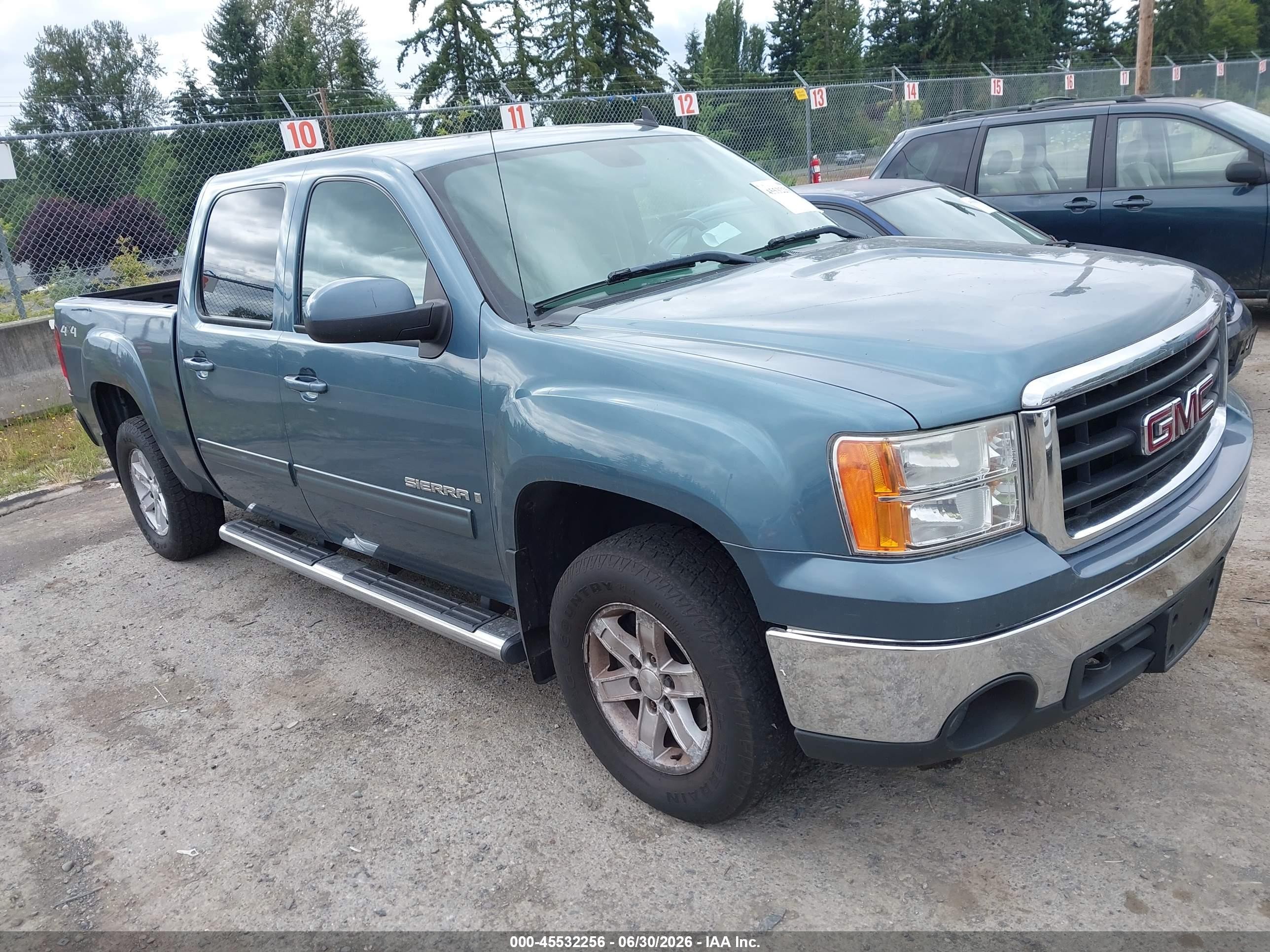 2008 Gmc Sierra 1500 Slt Blue vin: 3GTEK13MX8G104863