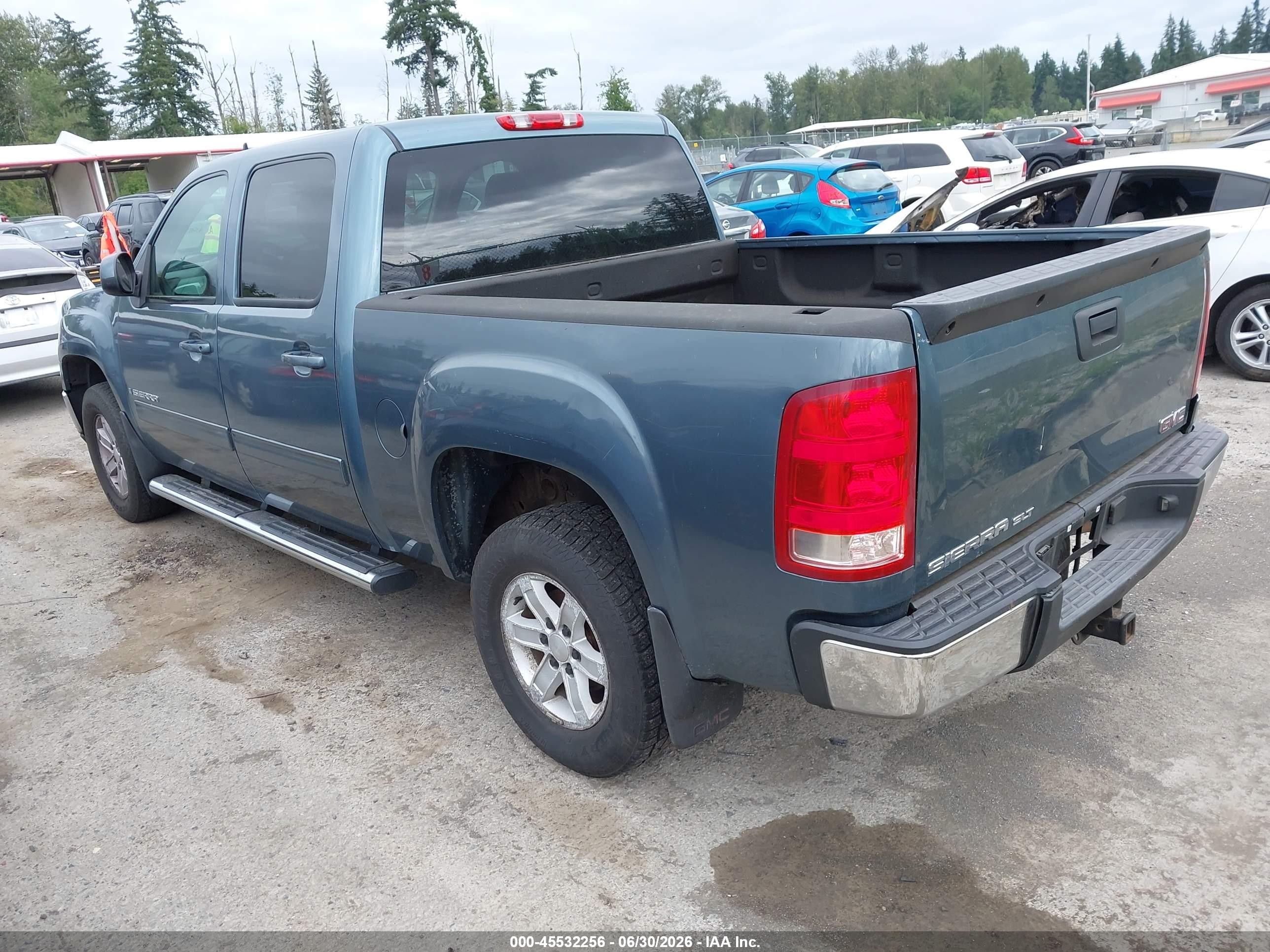 2008 Gmc Sierra 1500 Slt Blue vin: 3GTEK13MX8G104863