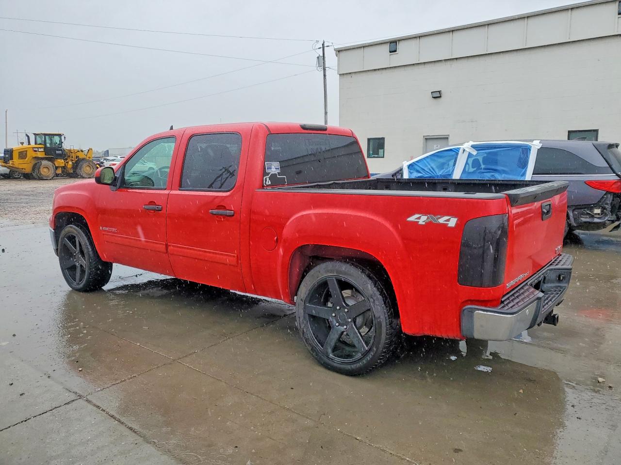 2007 Gmc New Sierra K1500 Red vin: 3GTEK13Y07G516081