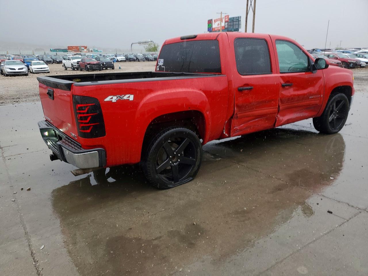 2007 Gmc New Sierra K1500 Red vin: 3GTEK13Y07G516081