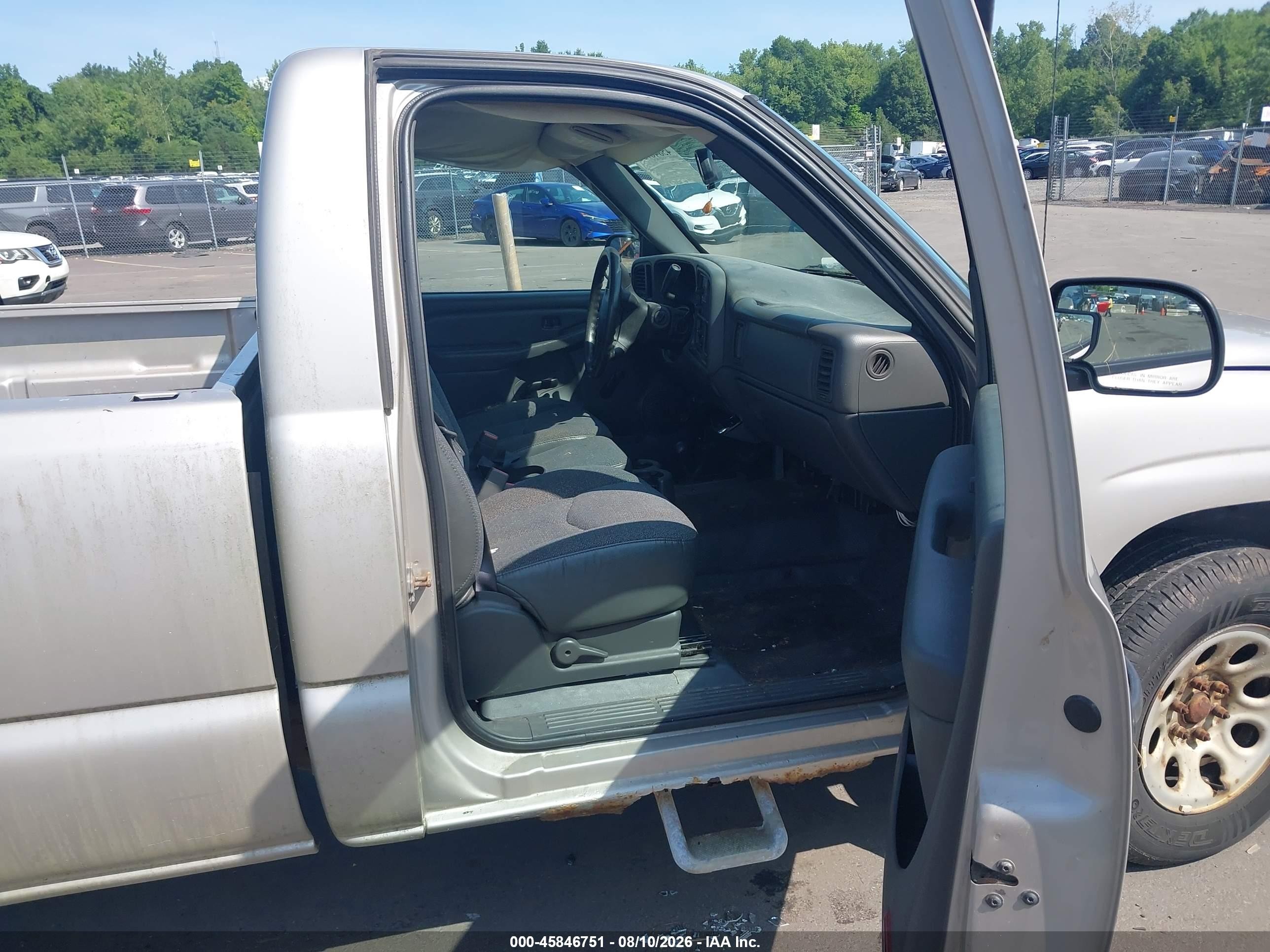 2006 Gmc Sierra 1500 Work Truck Silver vin: 3GTEK14X26G229166