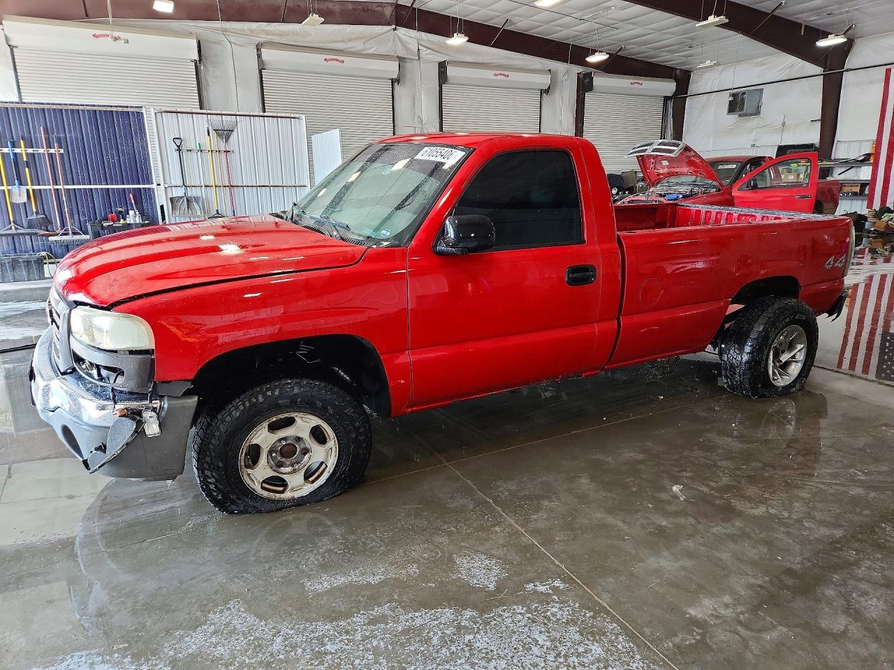 2006 Gmc New Sierra K1500 Red vin: 3GTEK14X66G263658