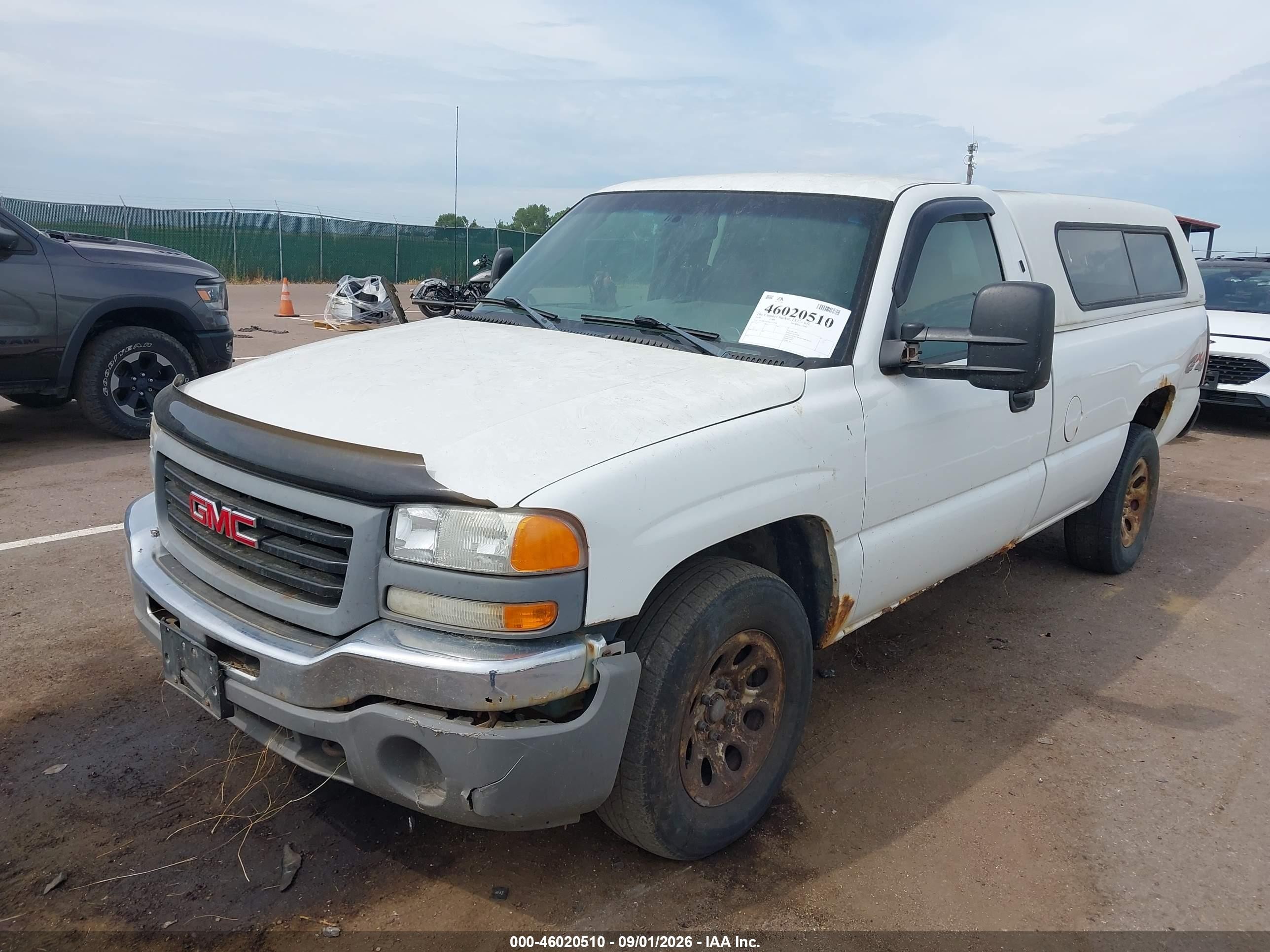 2006 Gmc Sierra 1500 Work Truck Белый vin: 3GTEK14Z46G257648