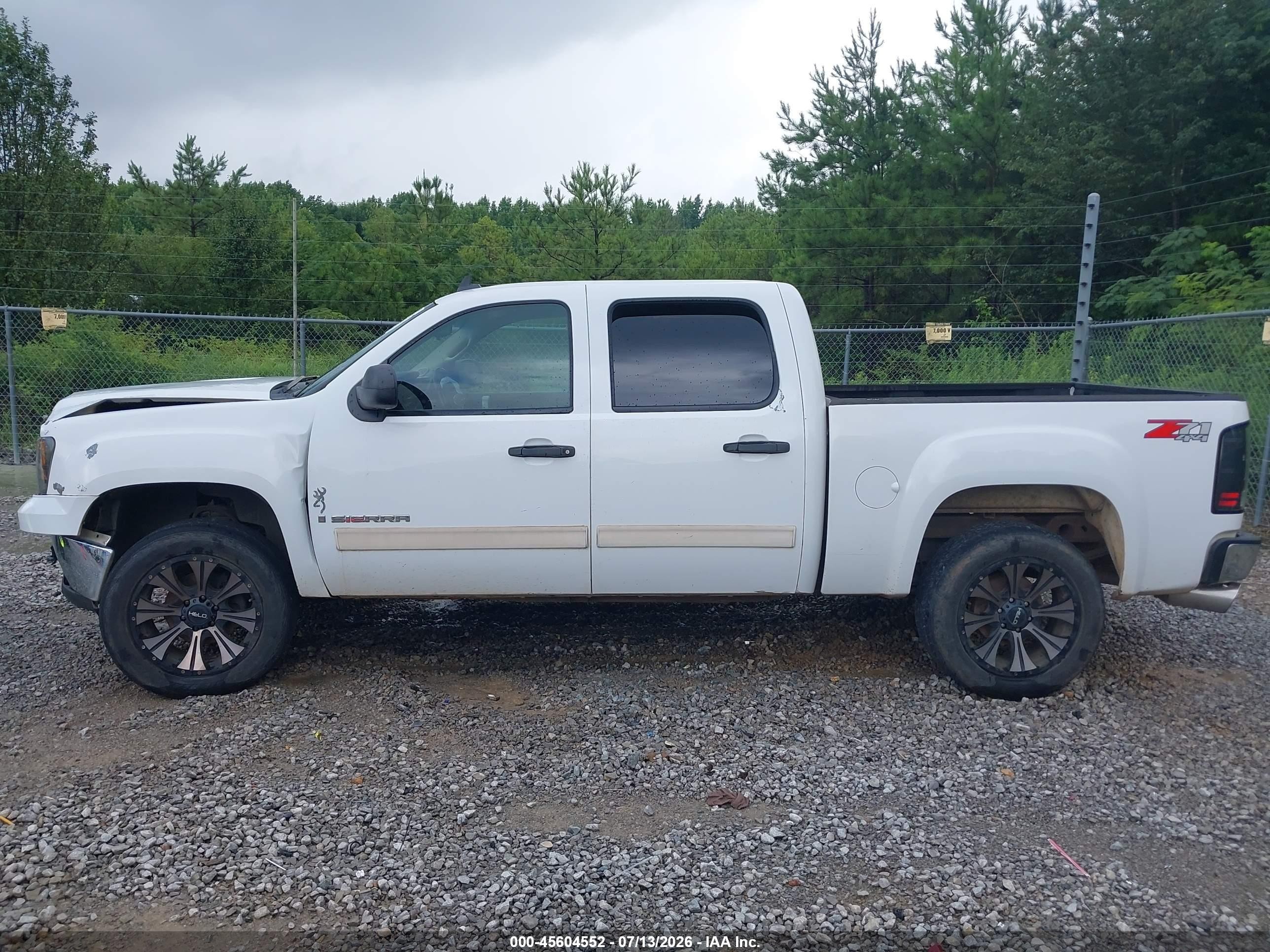 2009 Gmc Sierra 1500 Sle Белый vin: 3GTEK23309G252762