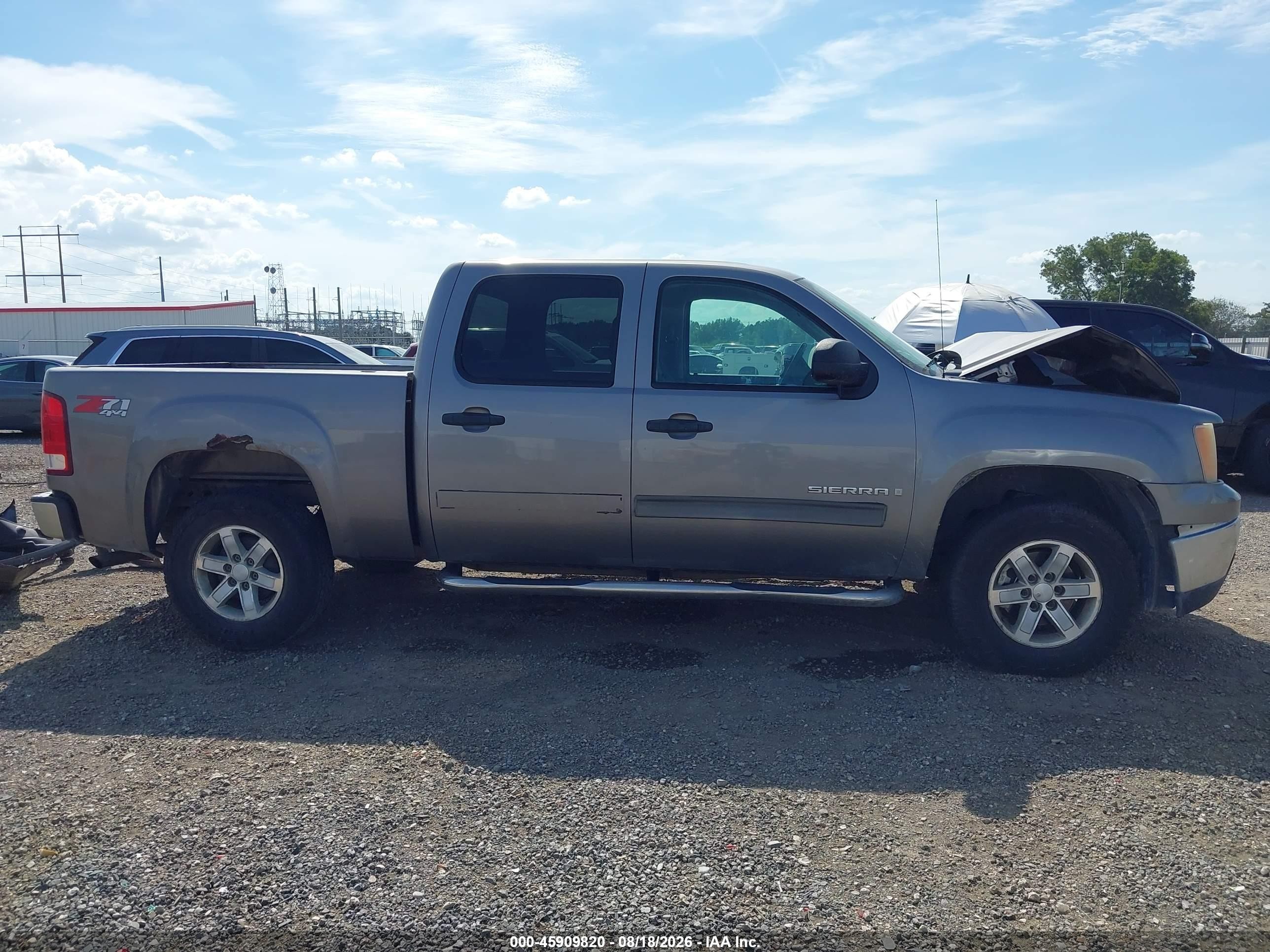 2009 Gmc Sierra 1500 Sle Серый vin: 3GTEK23359G205730