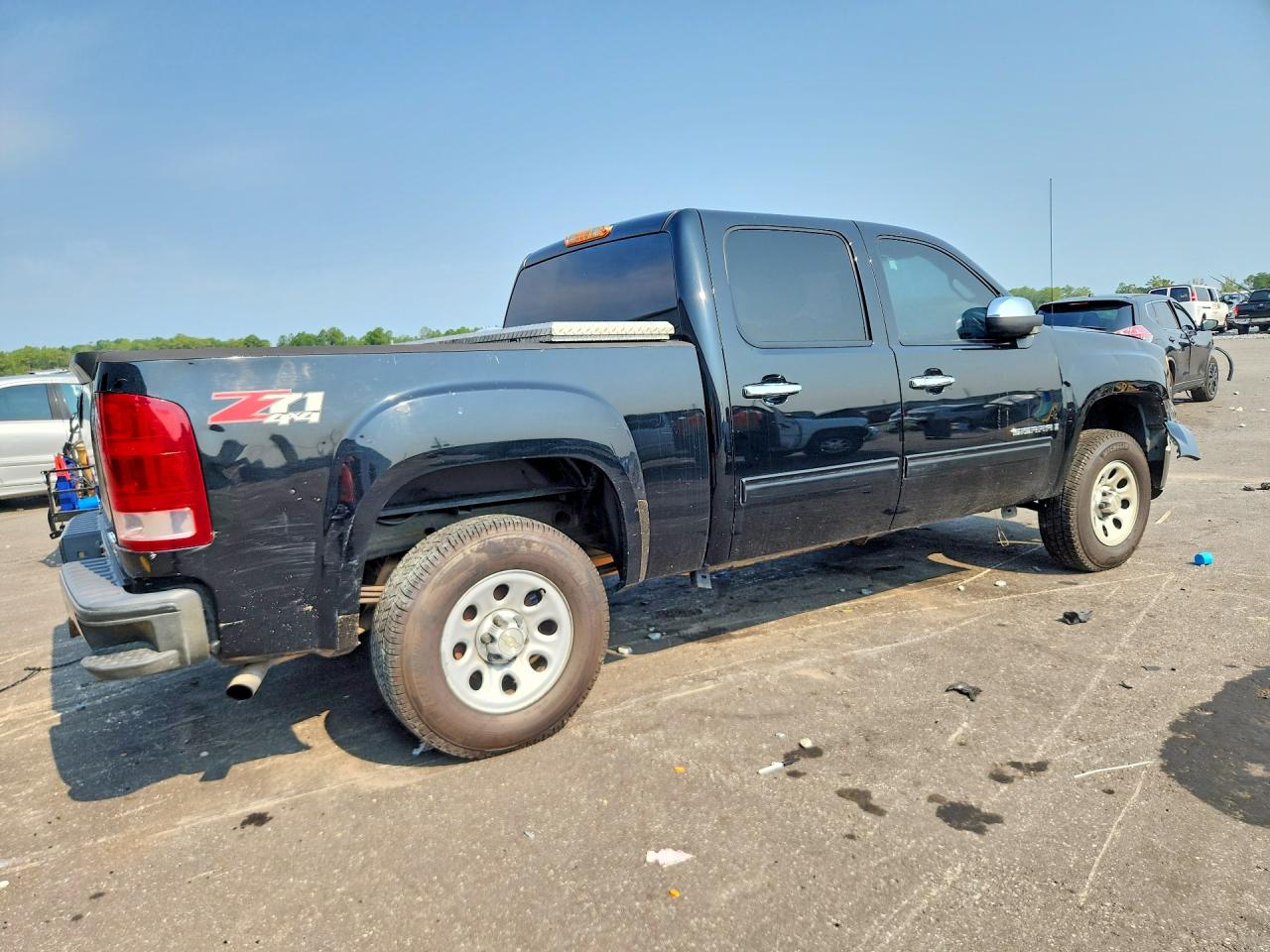 2009 Gmc Sierra K1500 Sle Black vin: 3GTEK23379G262852