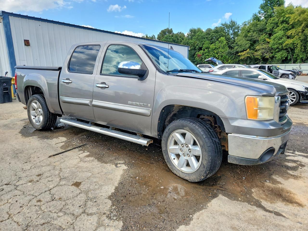 2009 Gmc Sierra K1500 Sle Gray vin: 3GTEK233X9G221647