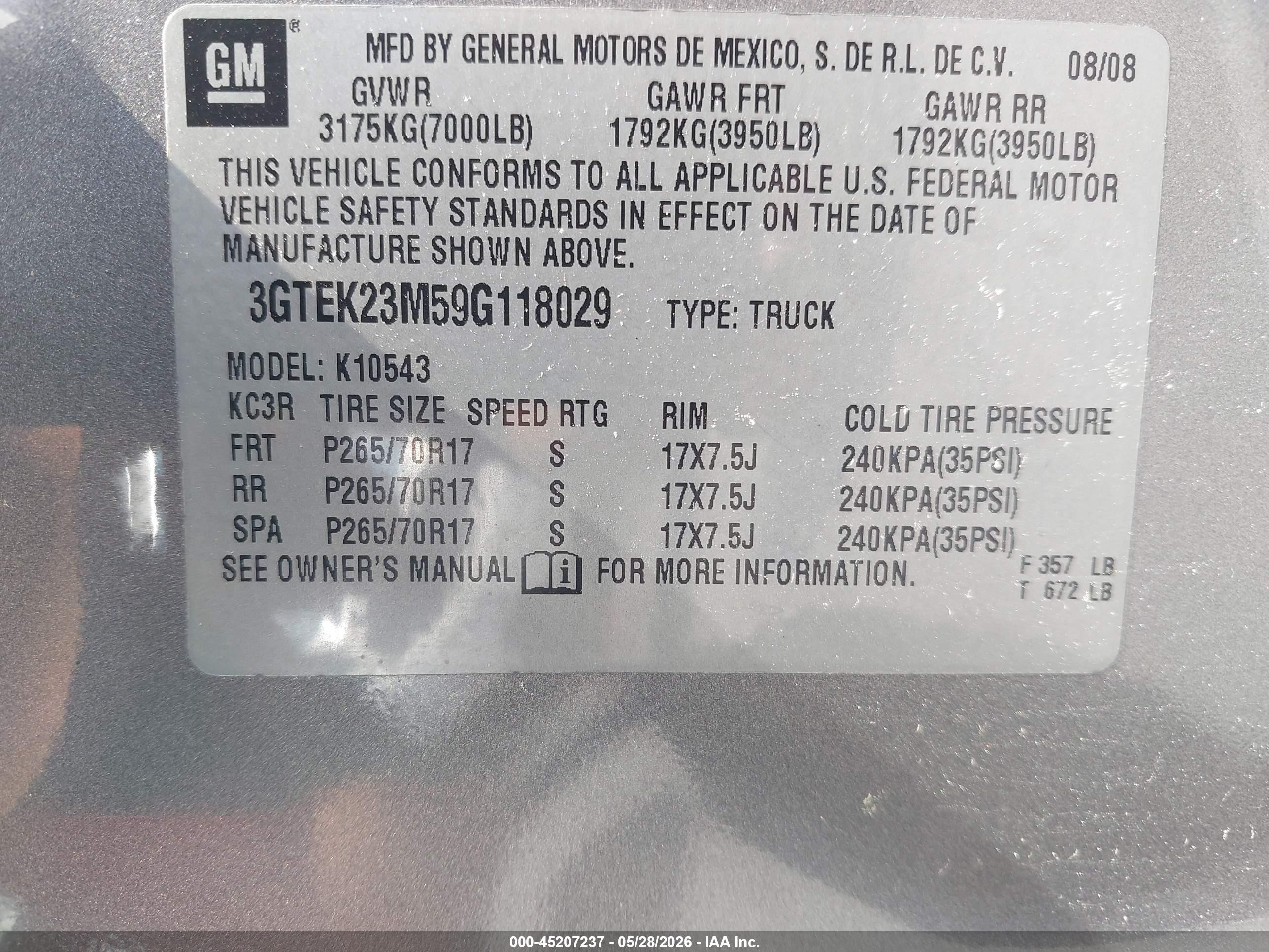 2009 Gmc Sierra 1500 Sle Gray vin: 3GTEK23M59G118029