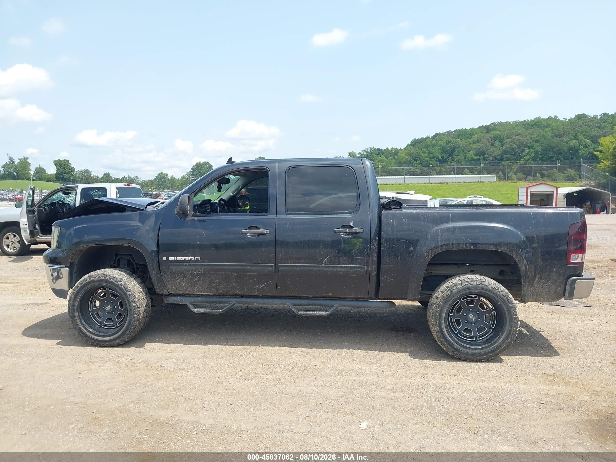 2009 Gmc Sierra 1500 Sle Black vin: 3GTEK23M59G160488