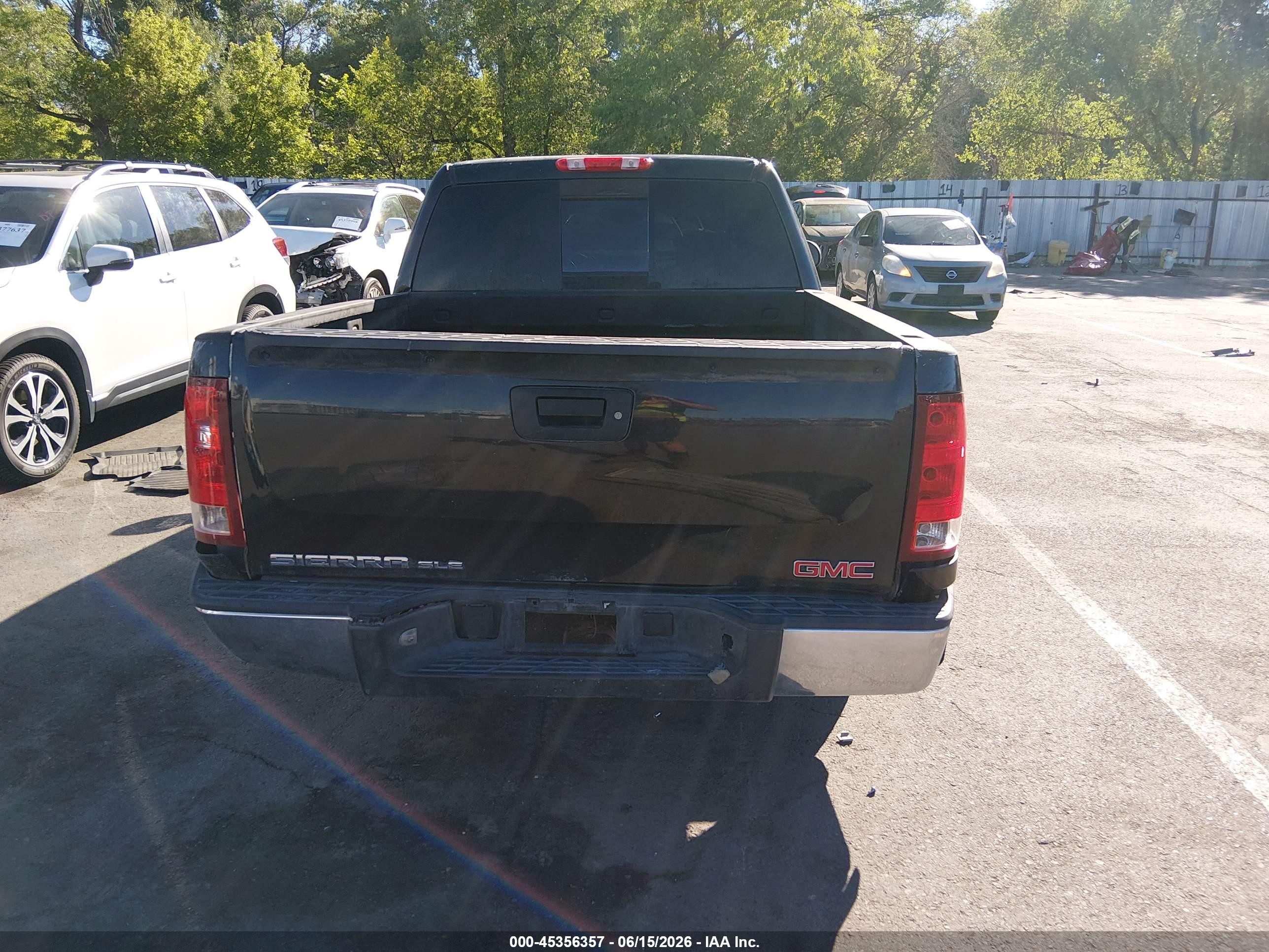 2009 Gmc Sierra 1500 Sle Черный vin: 3GTEK23M79G199082
