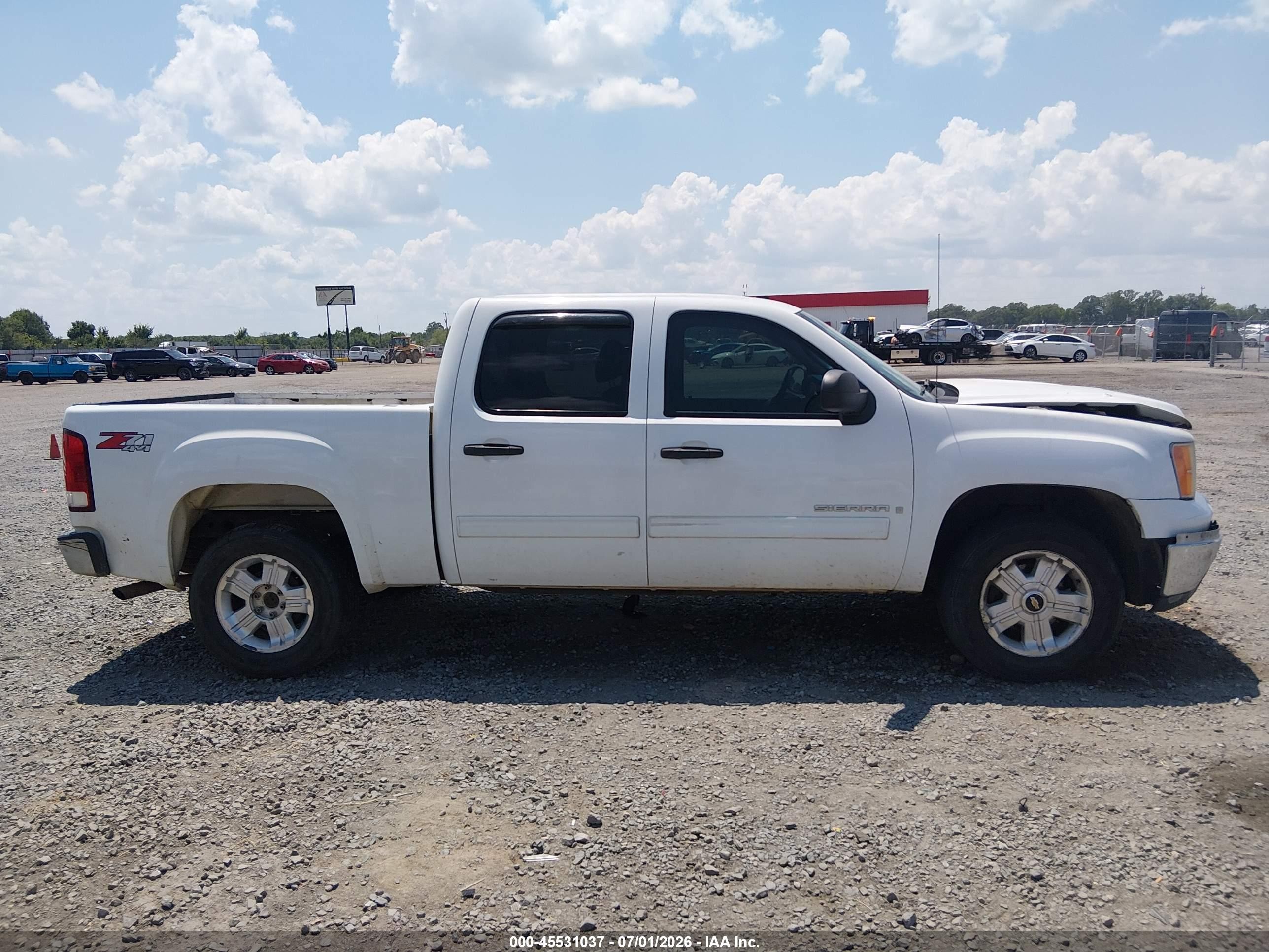 2009 Gmc Sierra 1500 Sle Белый vin: 3GTEK23M89G167631