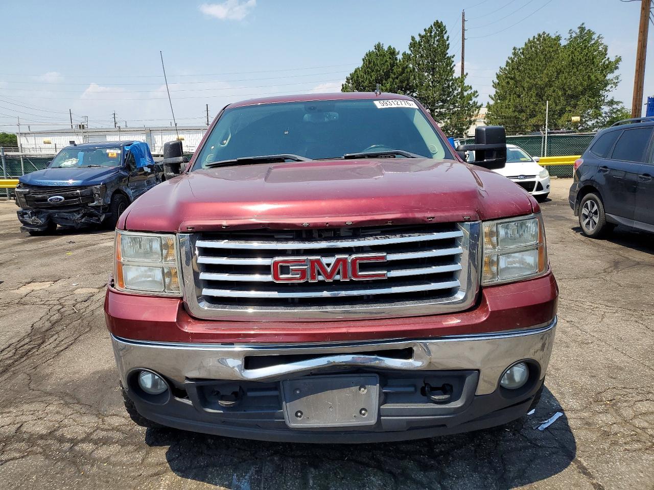 2009 Gmc Sierra K1500 Slt Burgundy vin: 3GTEK332X9G143089