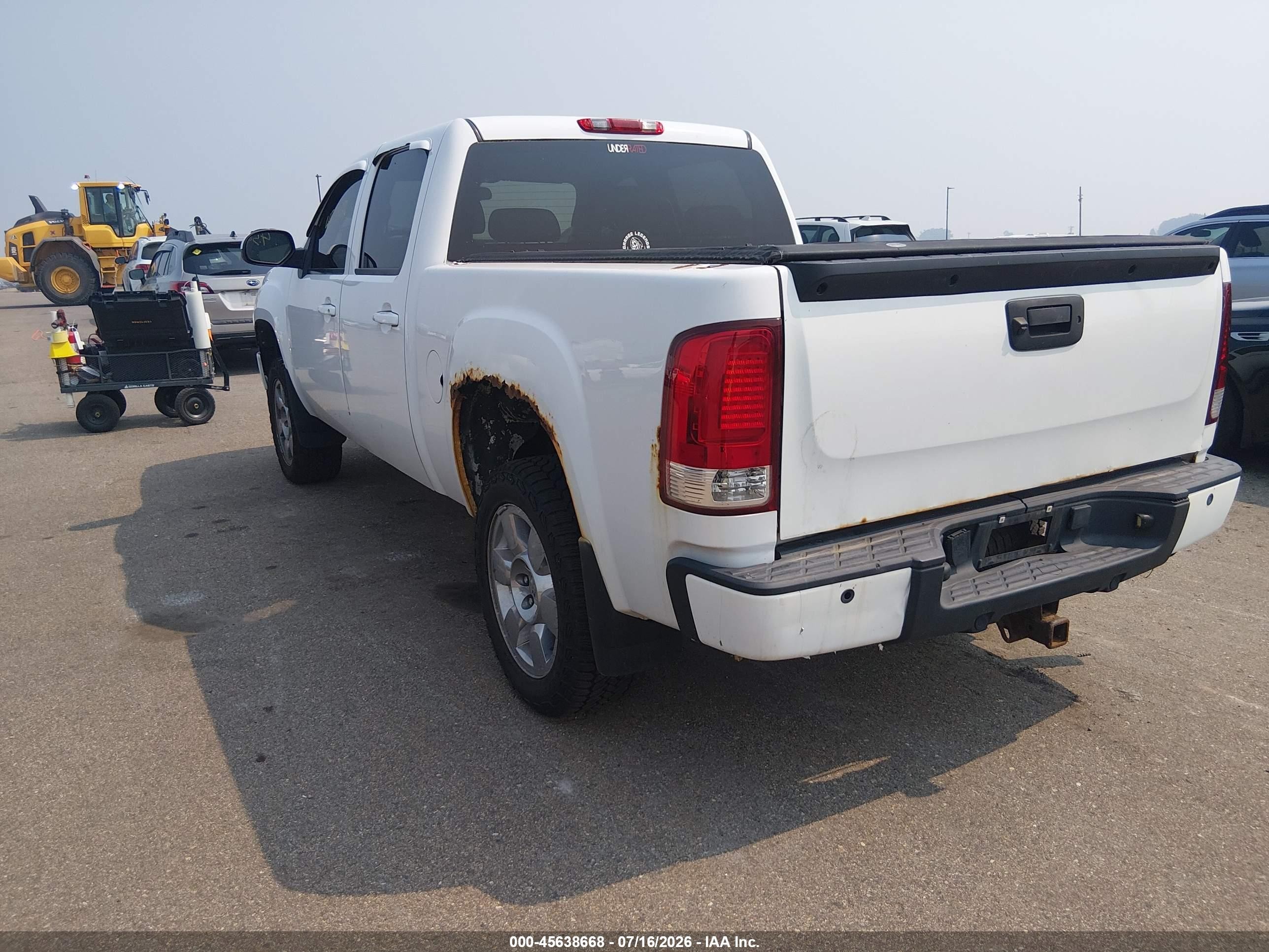 2009 Gmc Sierra 1500 Slt White vin: 3GTEK33399G255181