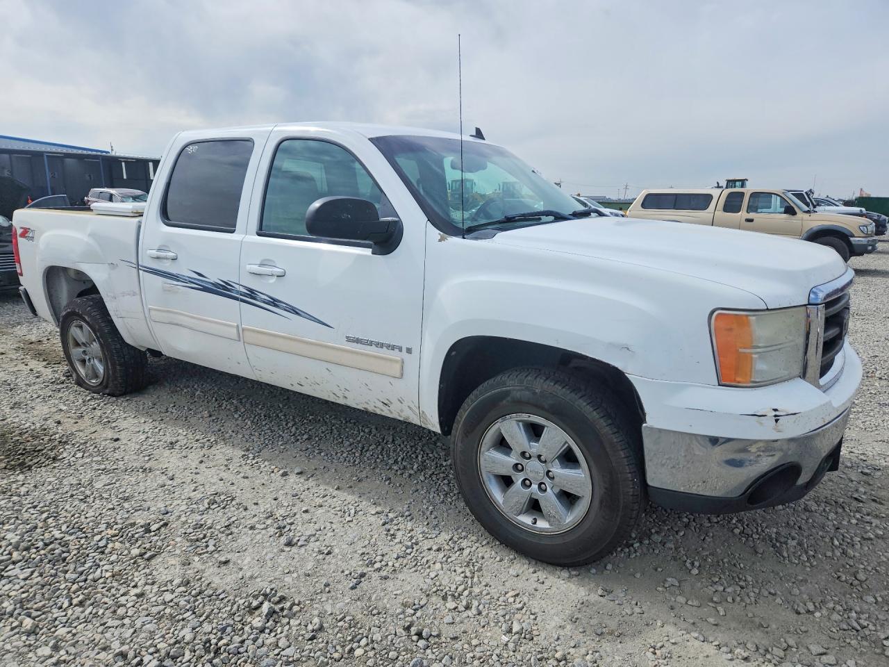 2009 Gmc Sierra K1500 Slt Белый vin: 3GTEK33M09G197129