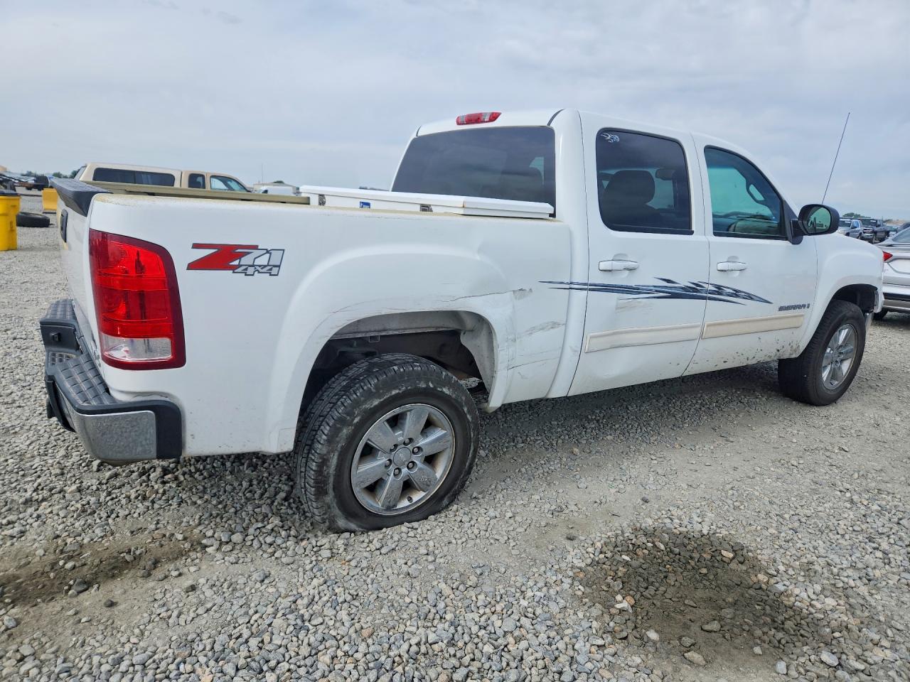 2009 Gmc Sierra K1500 Slt Белый vin: 3GTEK33M09G197129