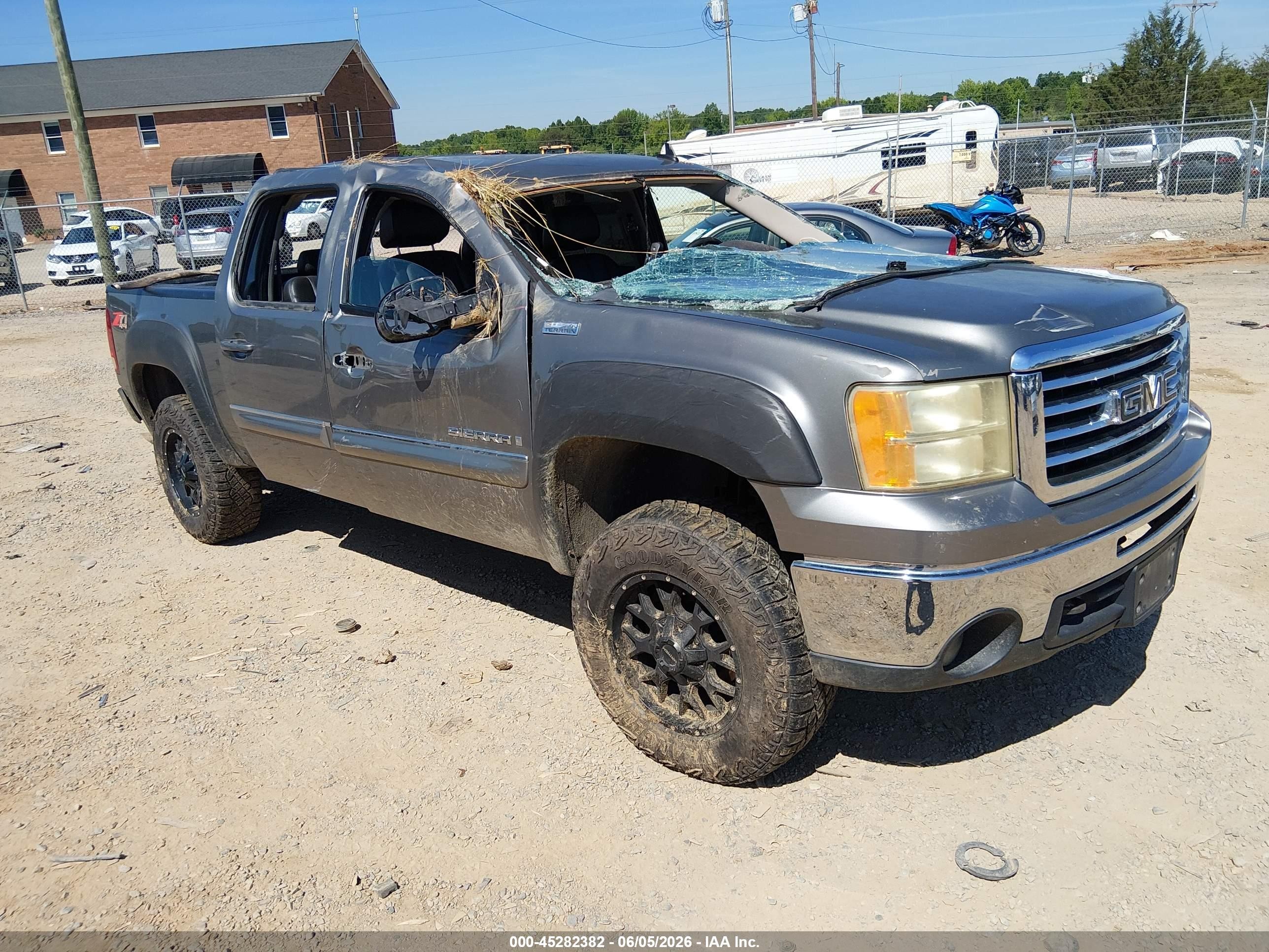 2009 Gmc Sierra 1500 Slt Gray vin: 3GTEK33M29G193602