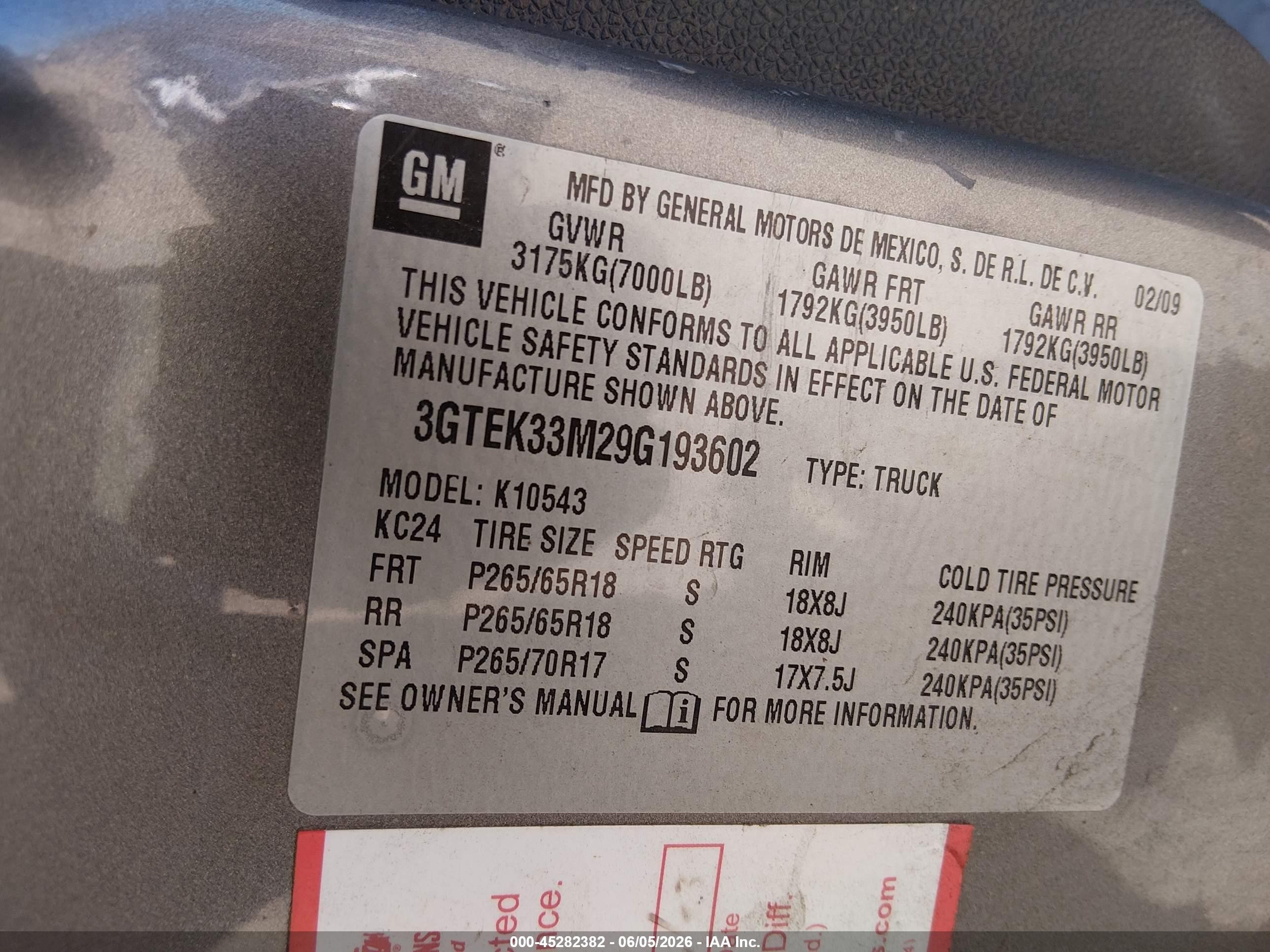 2009 Gmc Sierra 1500 Slt Gray vin: 3GTEK33M29G193602