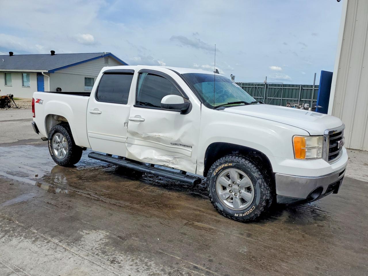 2009 Gmc Sierra K1500 Slt White vin: 3GTEK33M39G287701