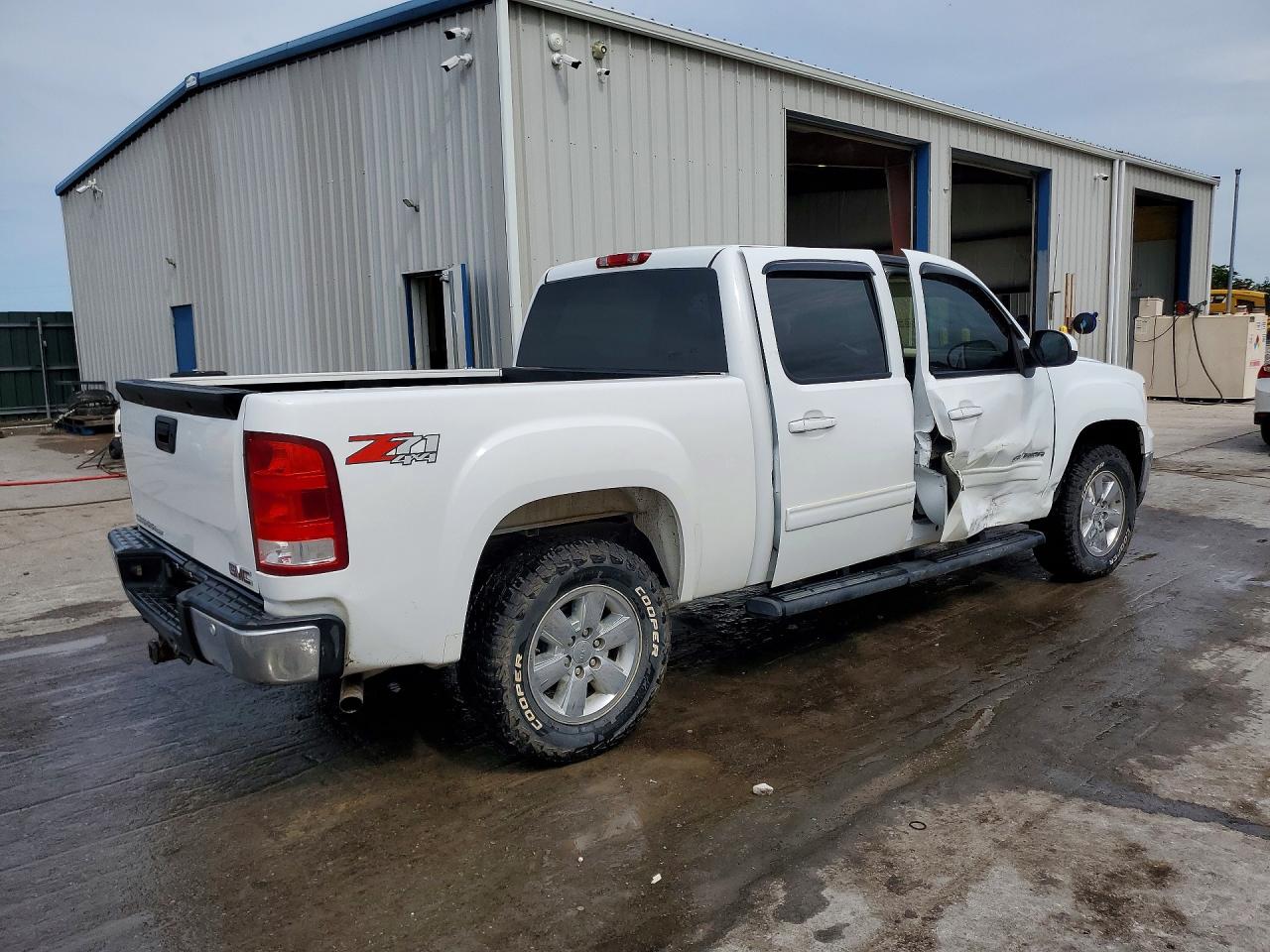 2009 Gmc Sierra K1500 Slt White vin: 3GTEK33M39G287701