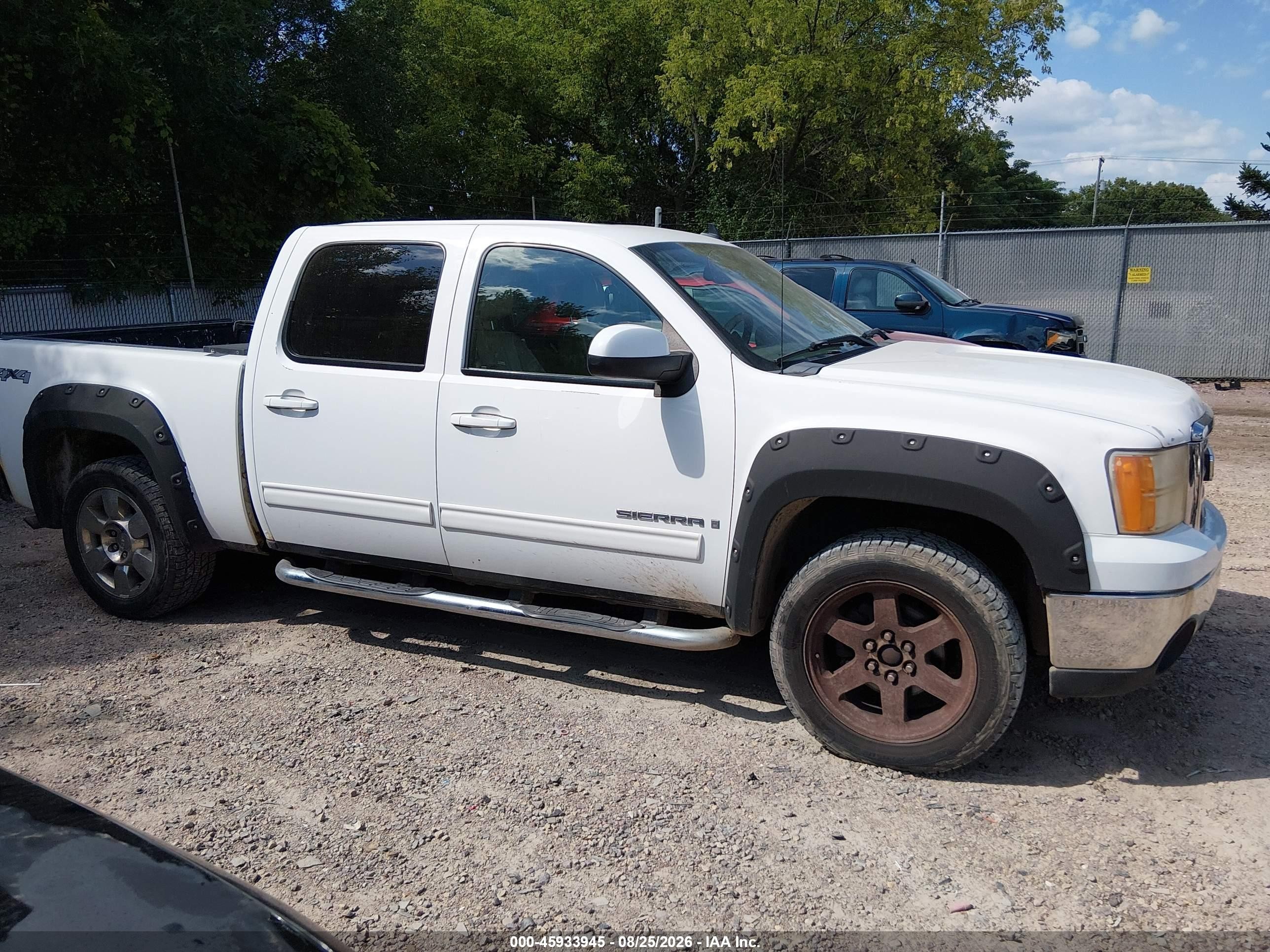 2009 Gmc Sierra 1500 Slt White vin: 3GTEK33M49G244212