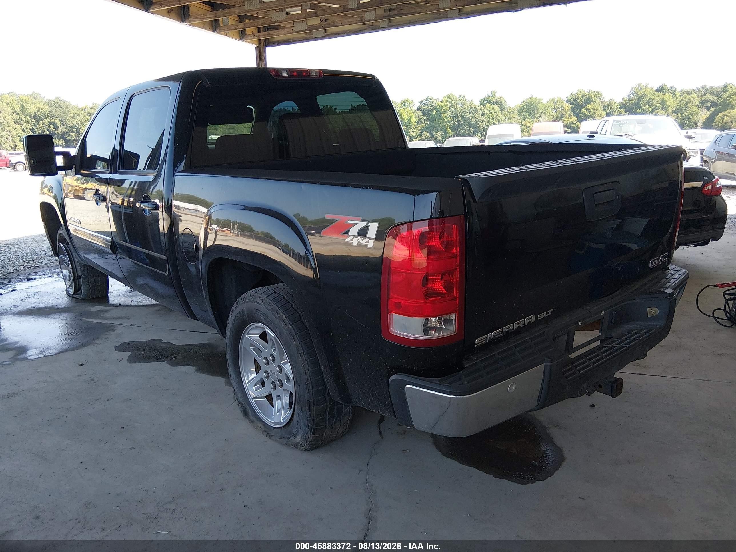 2009 Gmc Sierra 1500 Slt Black vin: 3GTEK33M49G254464