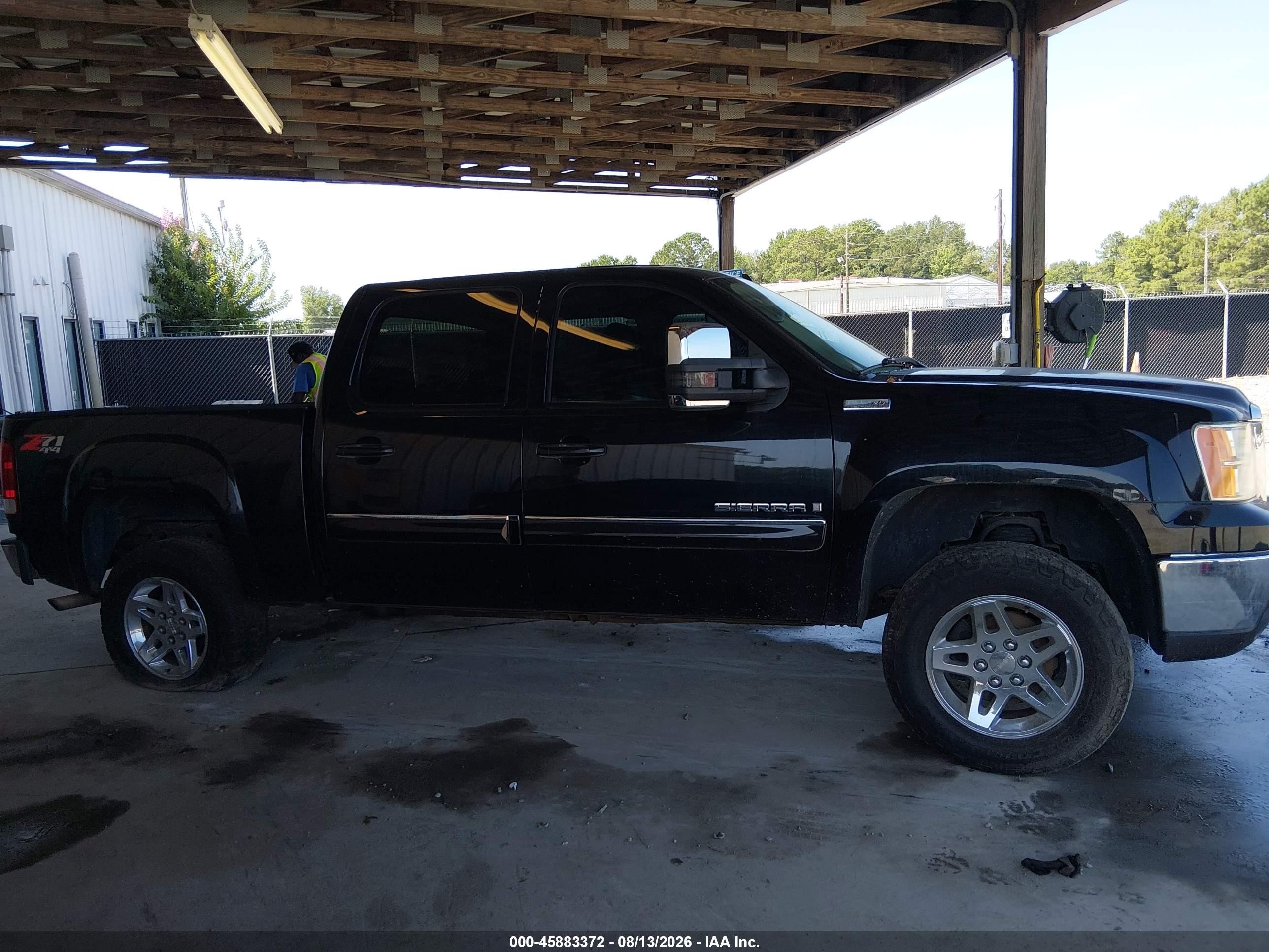 2009 Gmc Sierra 1500 Slt Black vin: 3GTEK33M49G254464