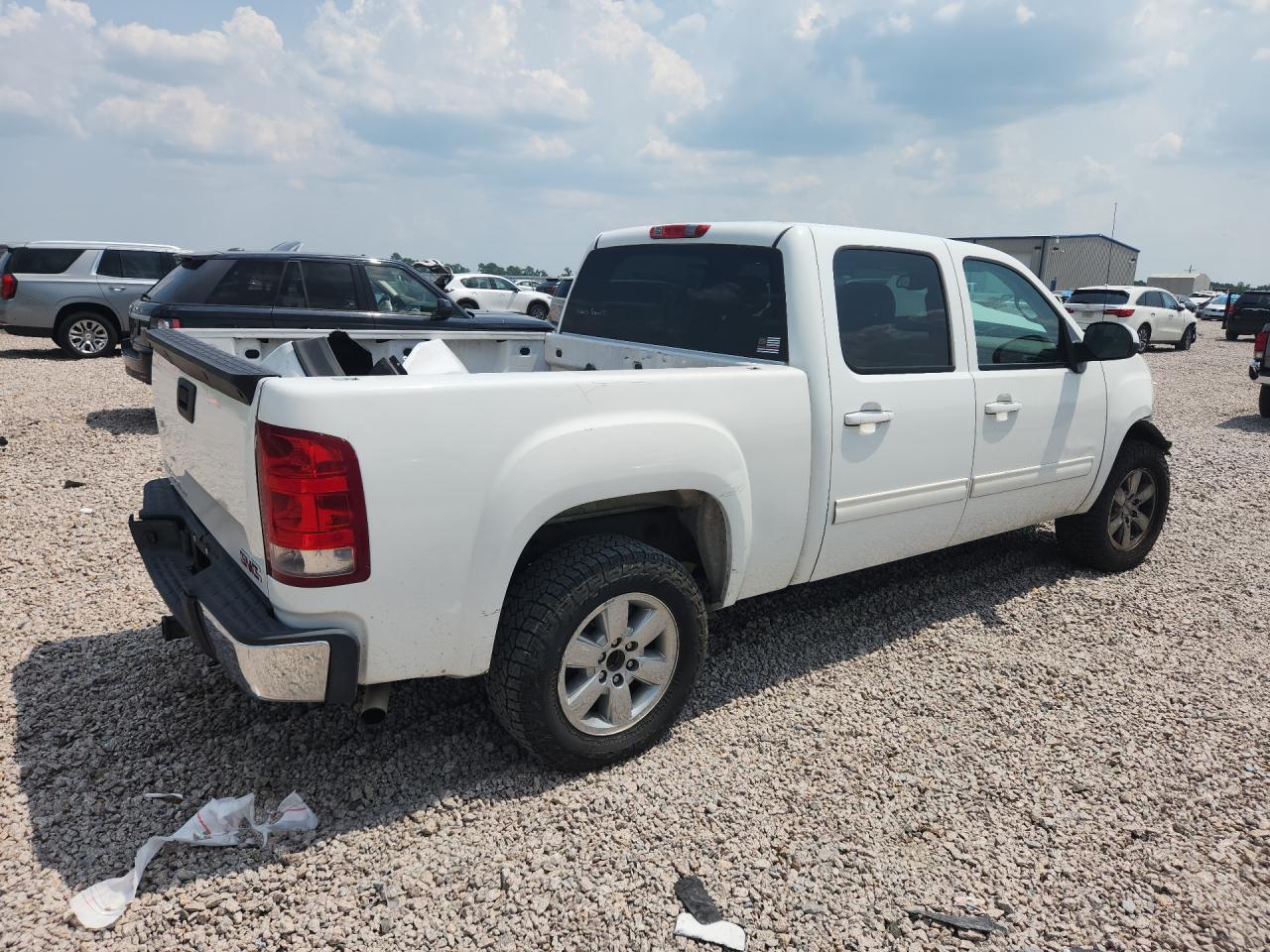 2009 Gmc Sierra K1500 Slt White vin: 3GTEK33M89G118824