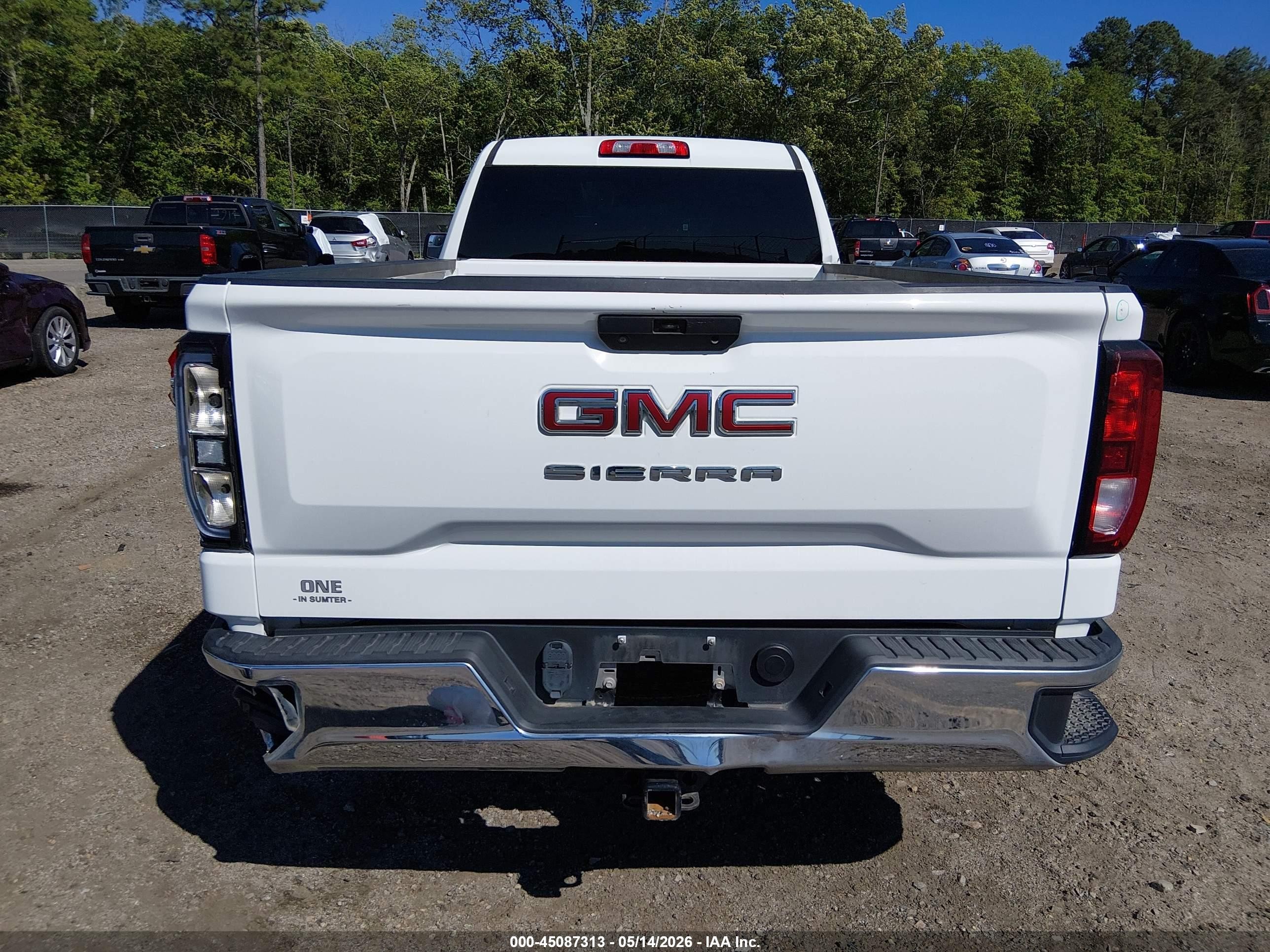 2021 Gmc Sierra 1500 2wd  Long Box White vin: 3GTN8AEF9MG124870