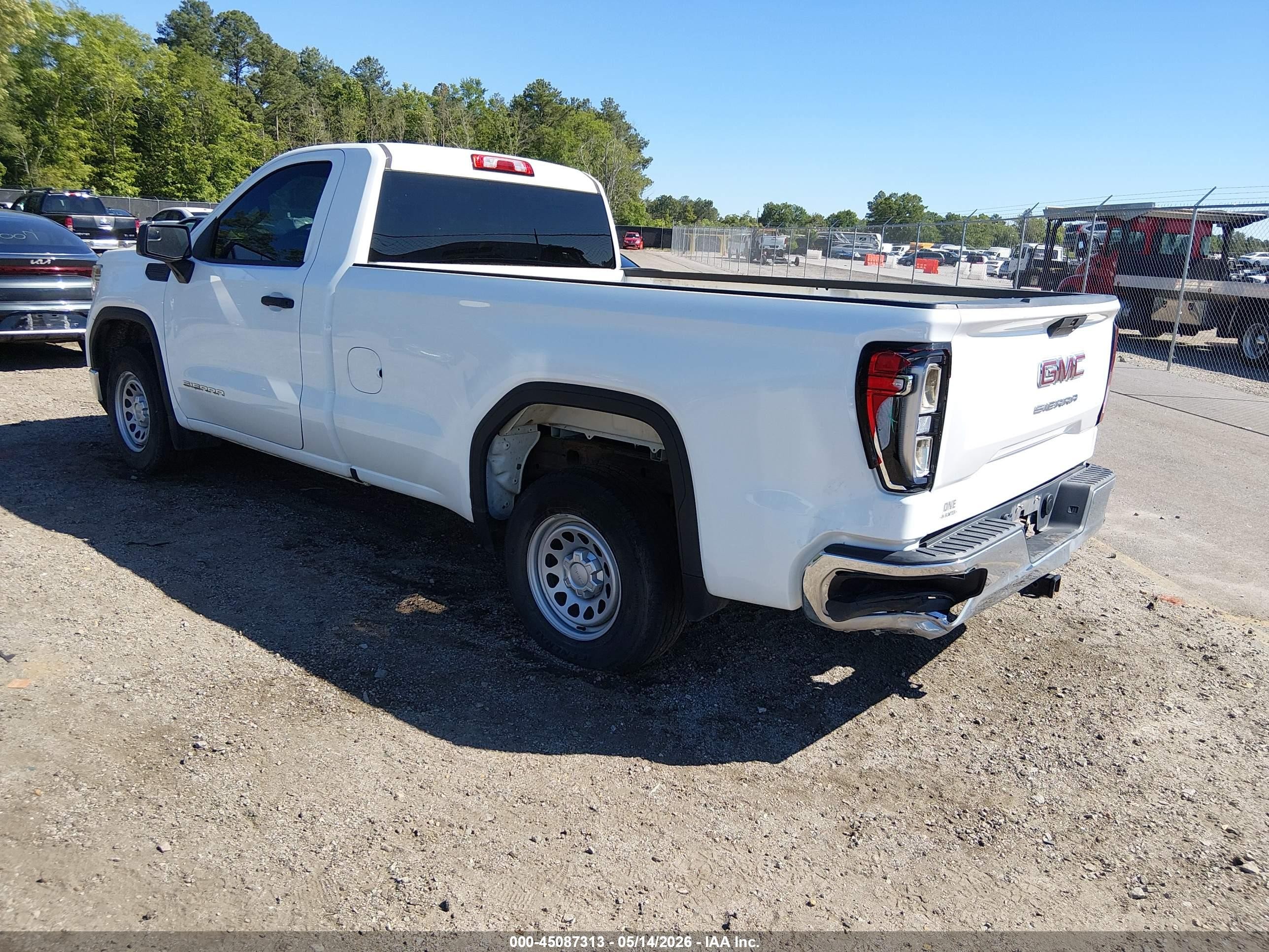 2021 Gmc Sierra 1500 2wd  Long Box White vin: 3GTN8AEF9MG124870