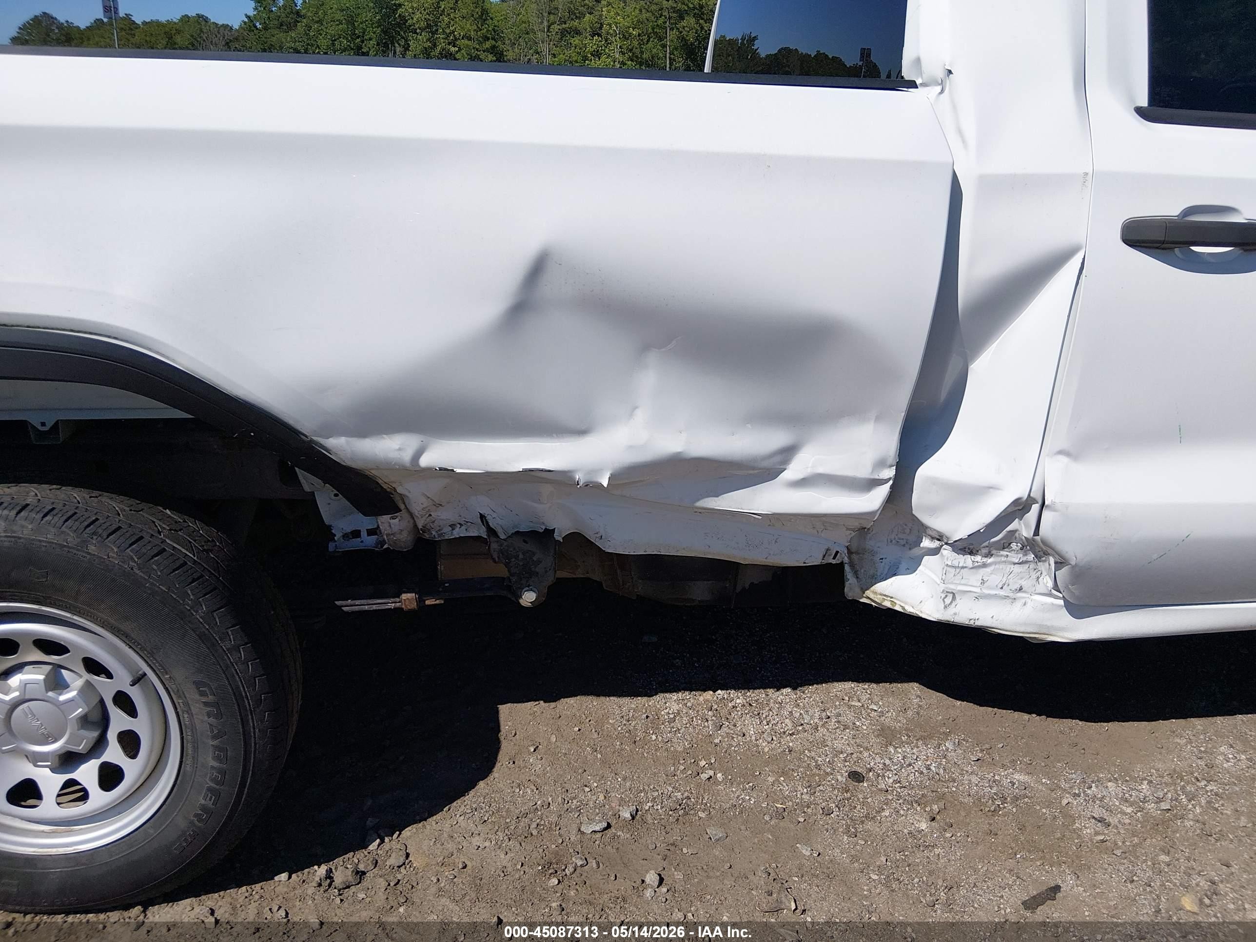 2021 Gmc Sierra 1500 2wd  Long Box White vin: 3GTN8AEF9MG124870