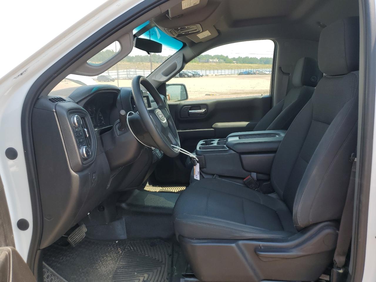 2021 Gmc Sierra K1500 White vin: 3GTN9AEF6MG450624